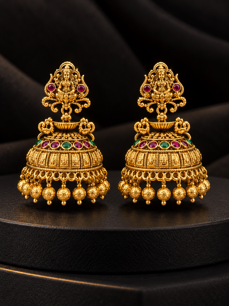Kundan Nagshi earring