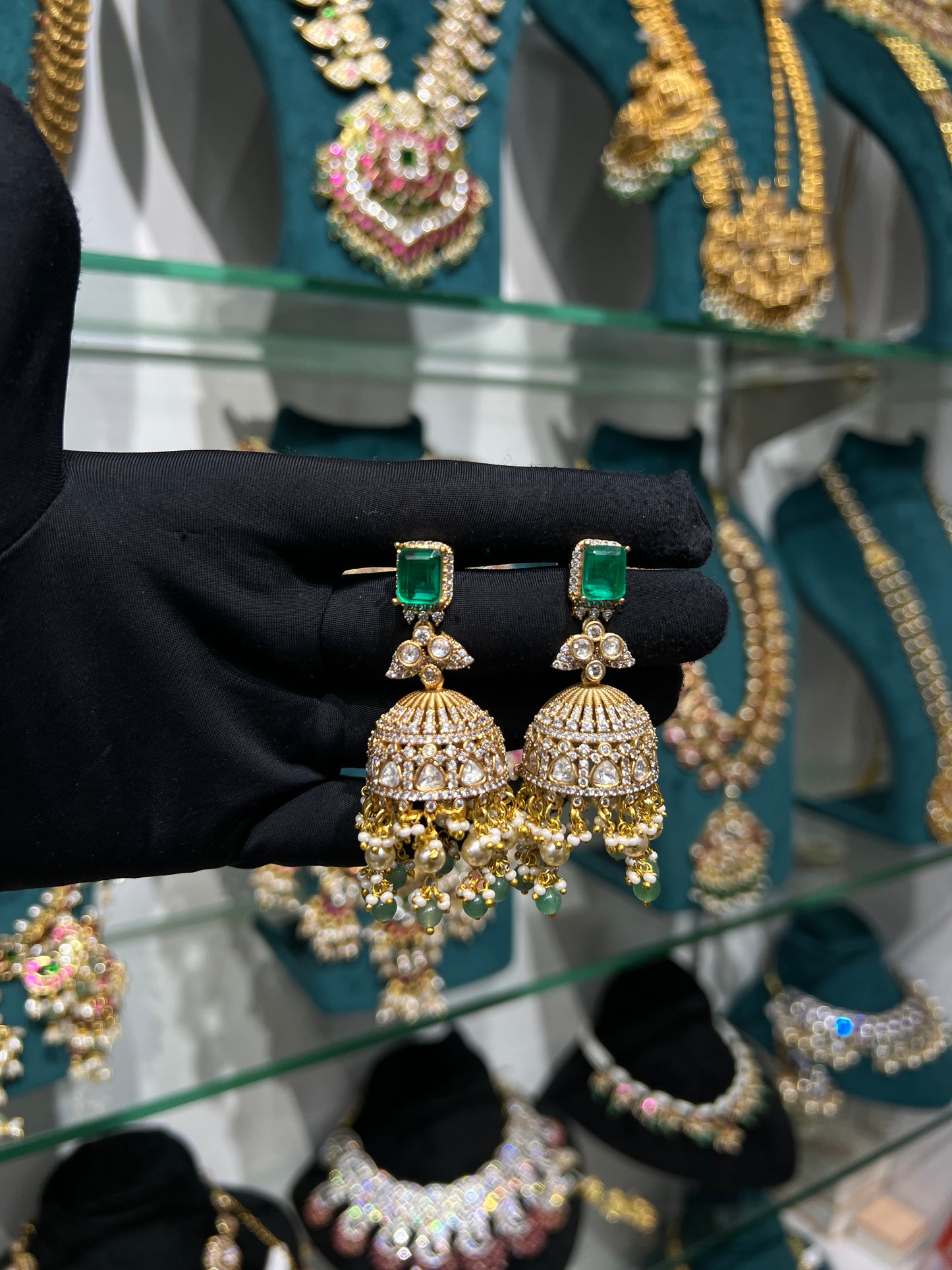 Mossonite earring