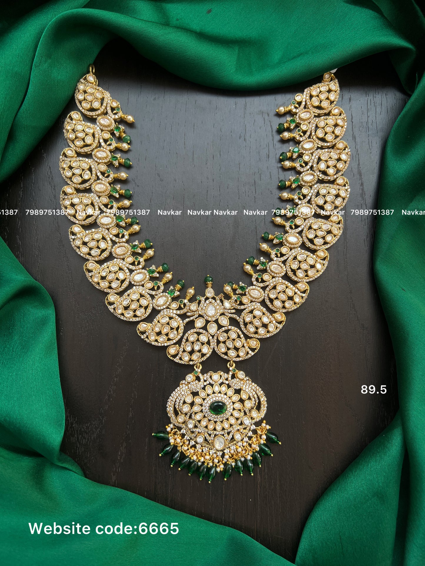 Mossonite necklace