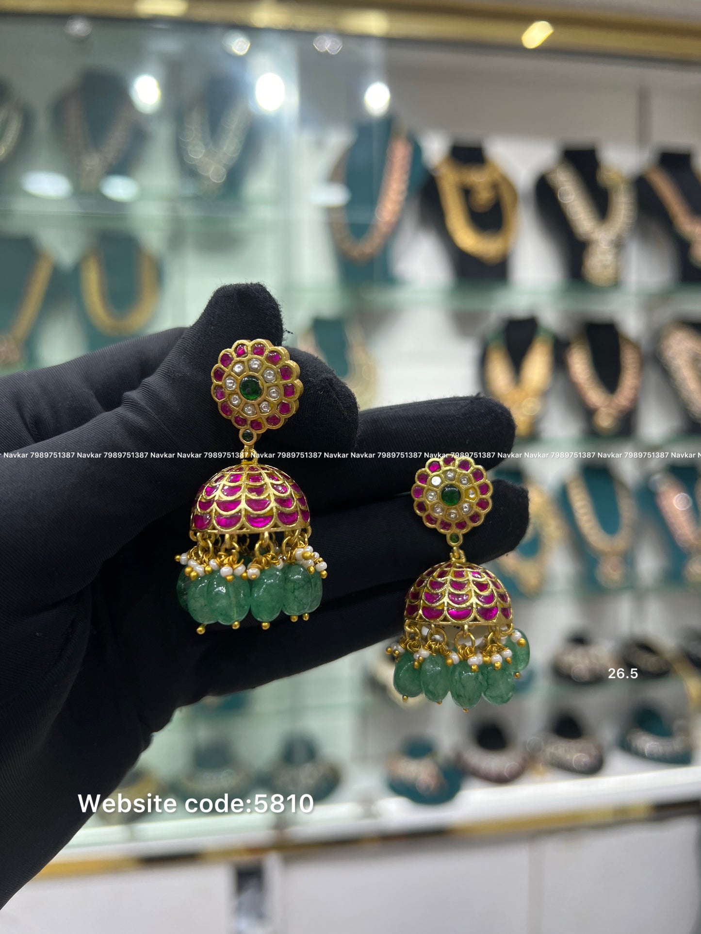 Jada Kundan earring