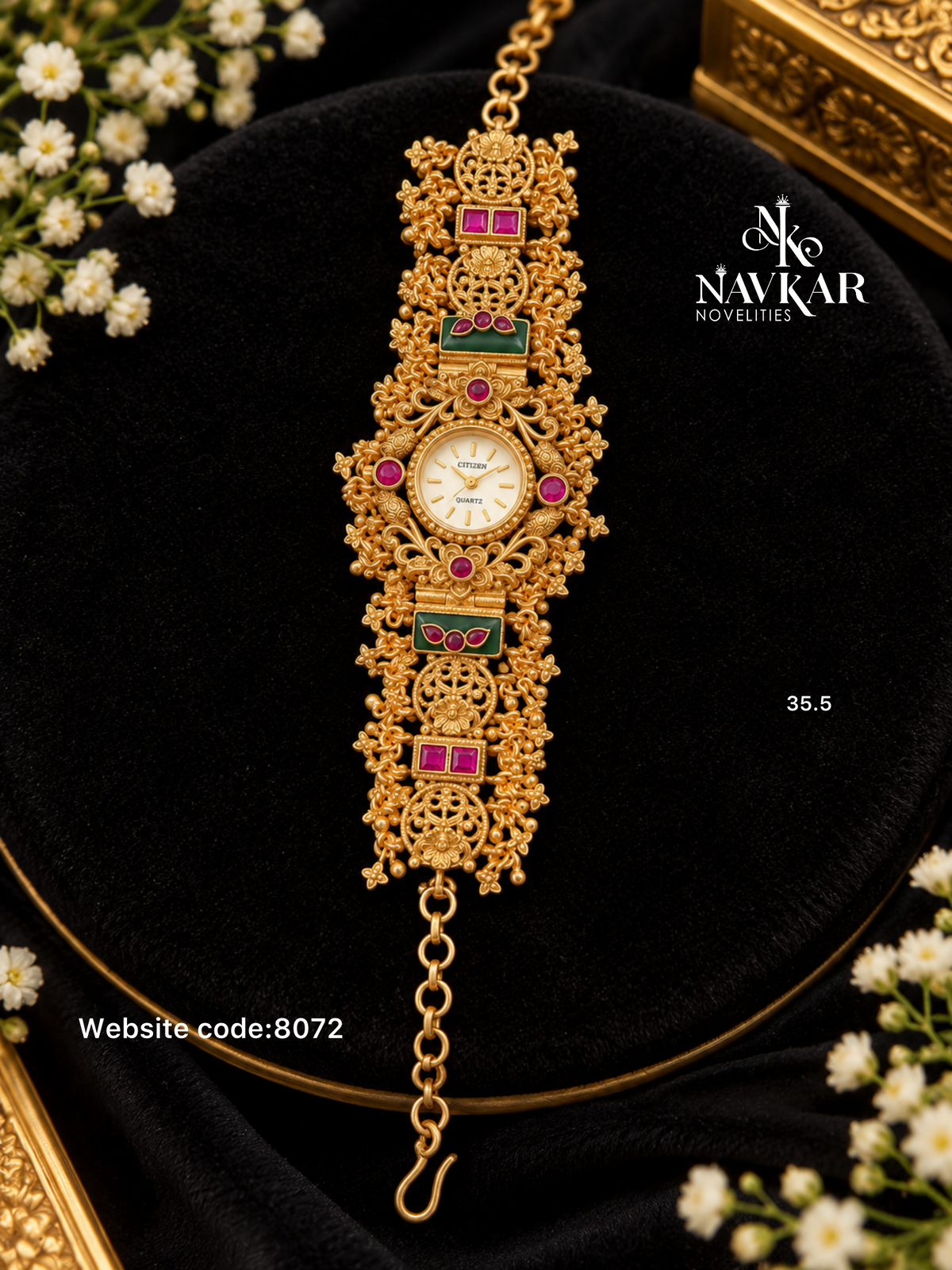 Kundan Nagshi Watch