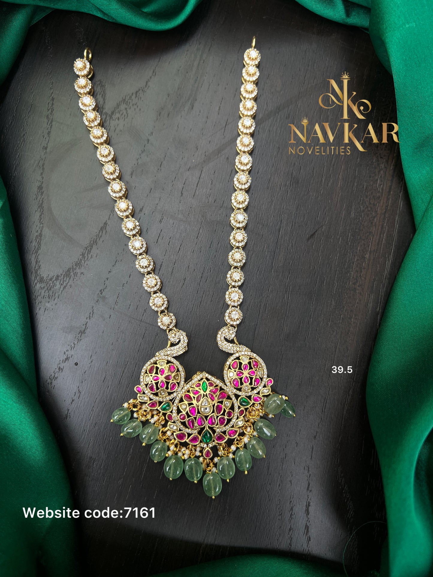 Kundan Mossonite necklace