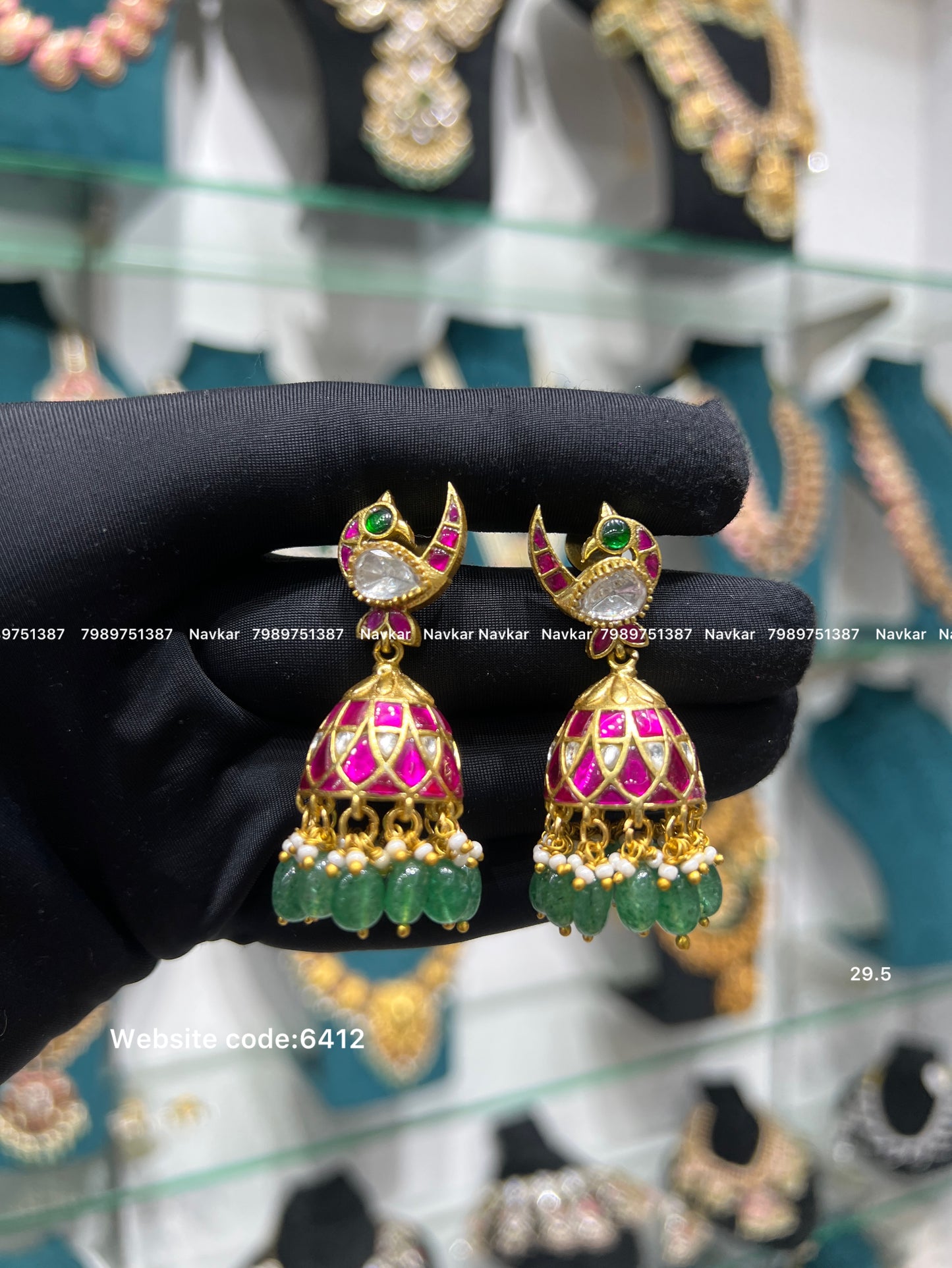 Kundan earring