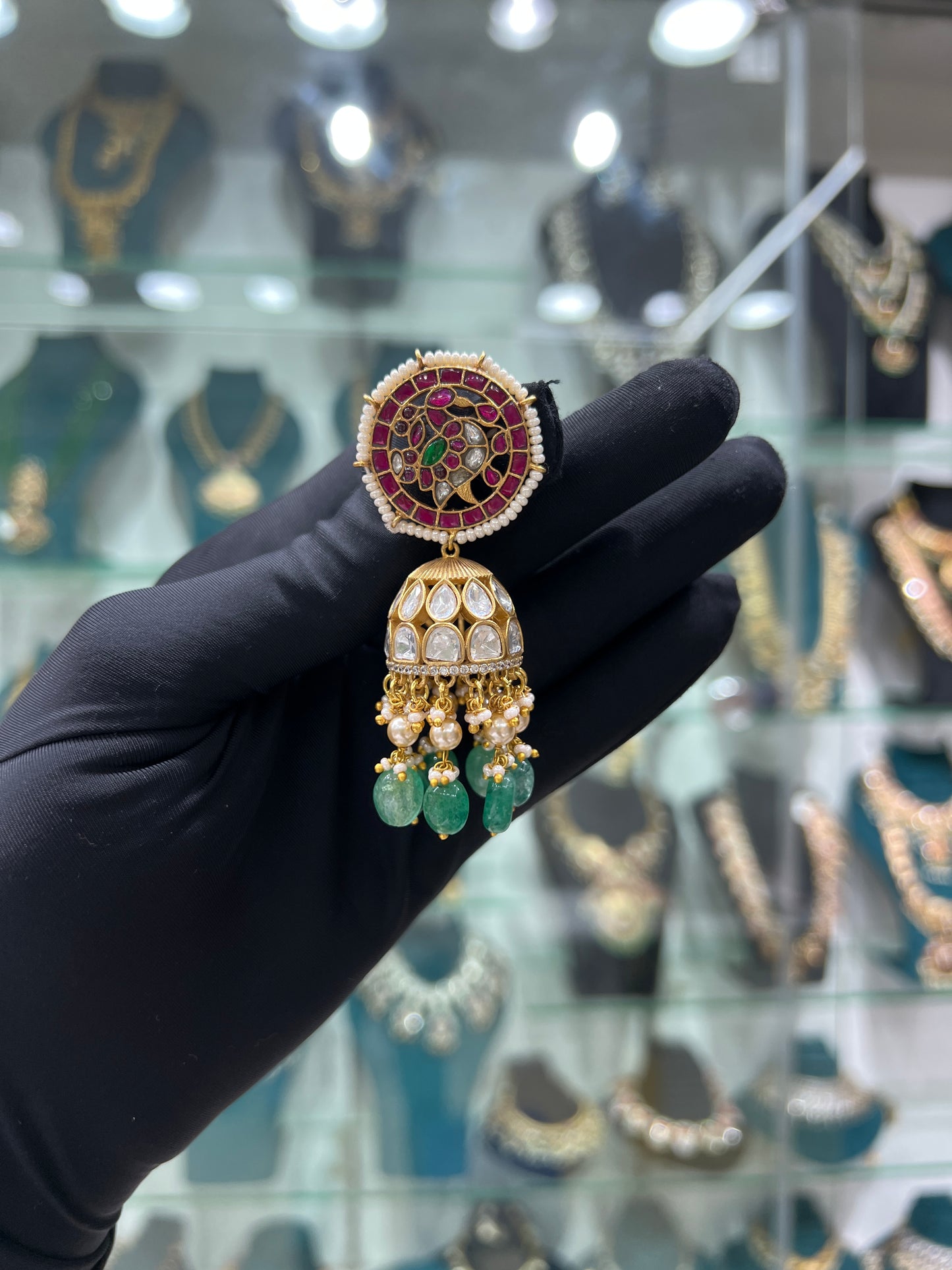 Kundan earring