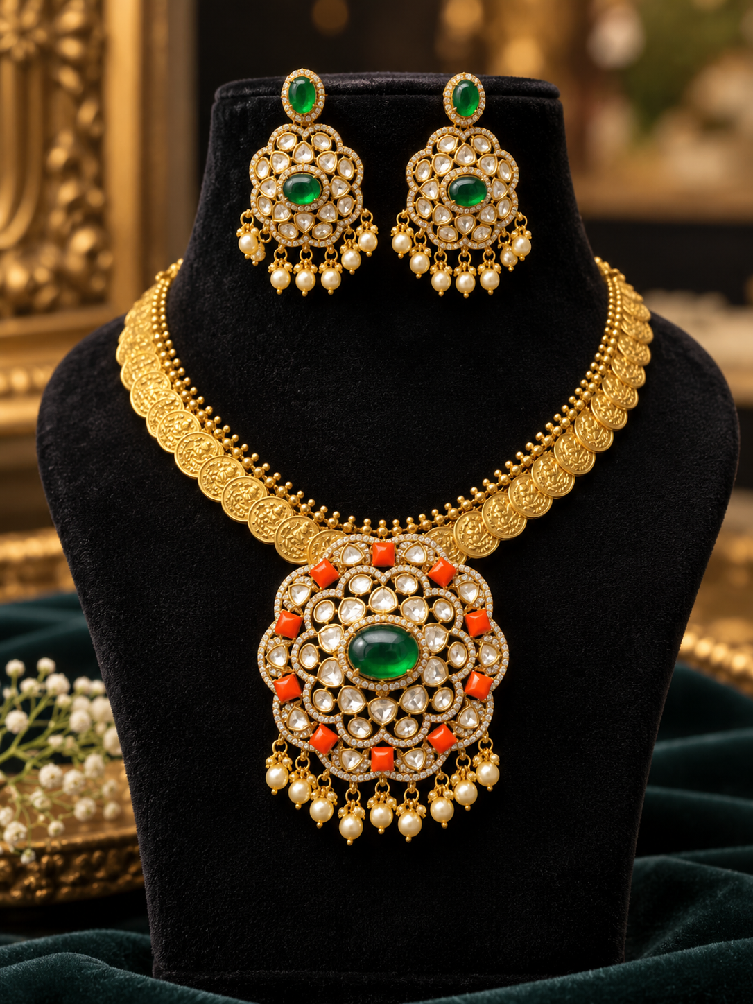 Kundan Kasulu necklace