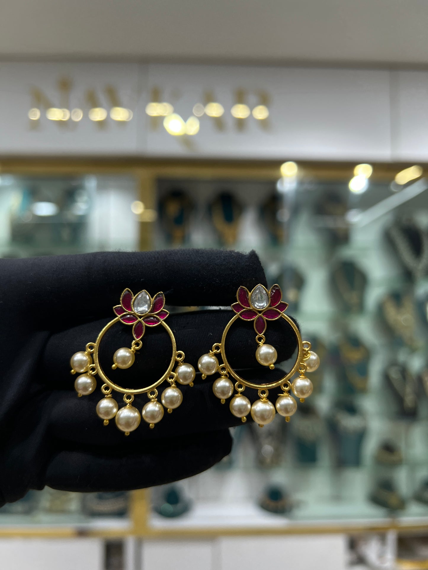 Kundan earrings