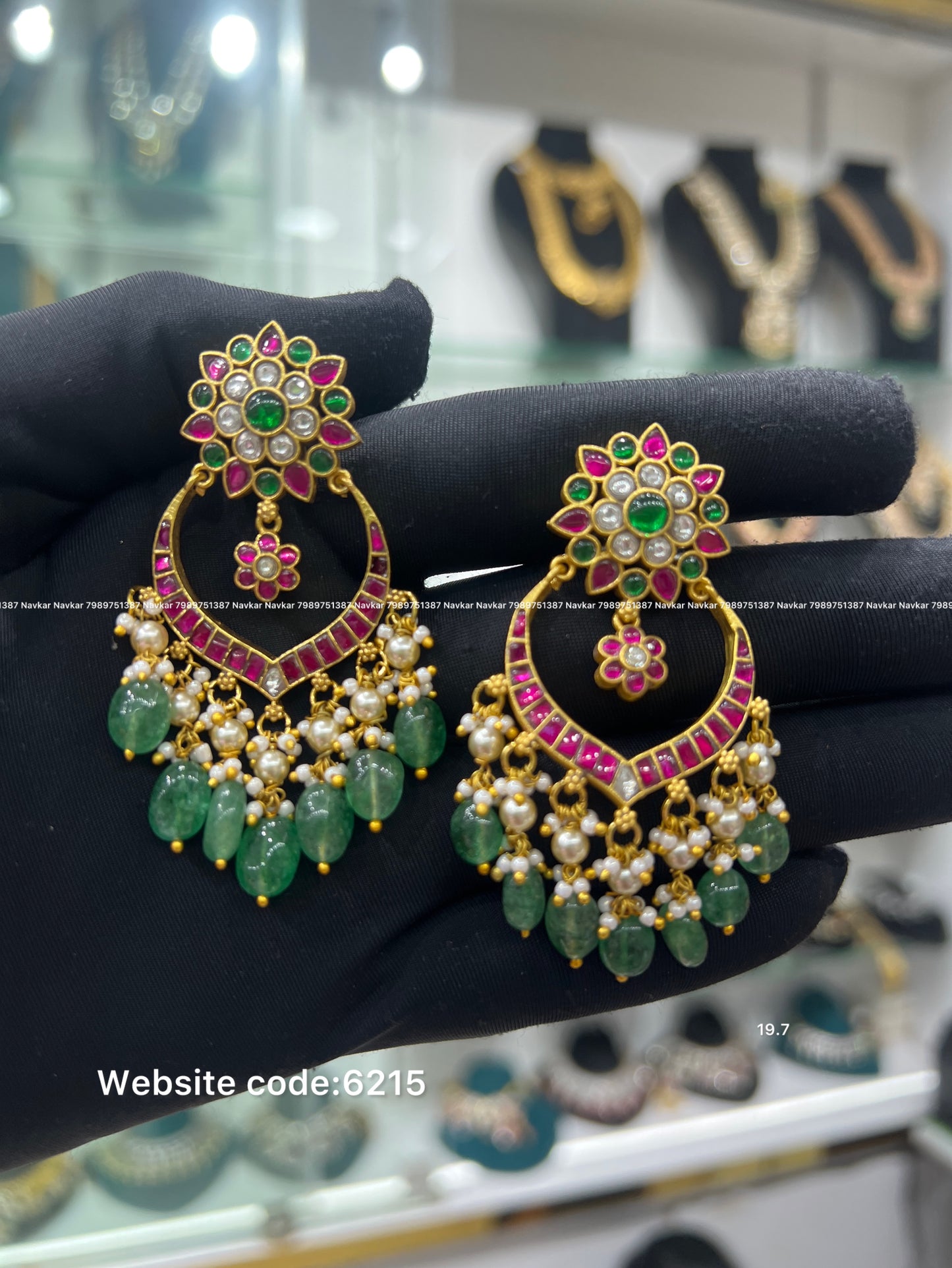 Kundan earring