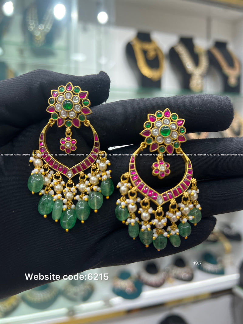 Kundan earring