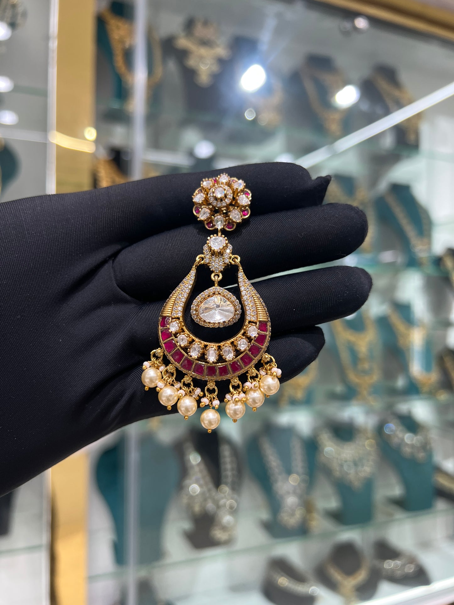 Kundan earring