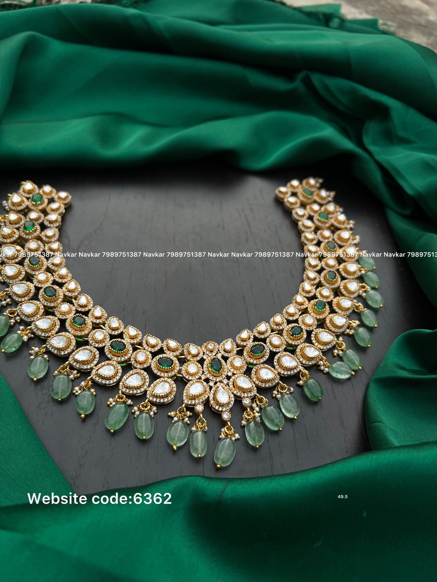 Mossonite necklace