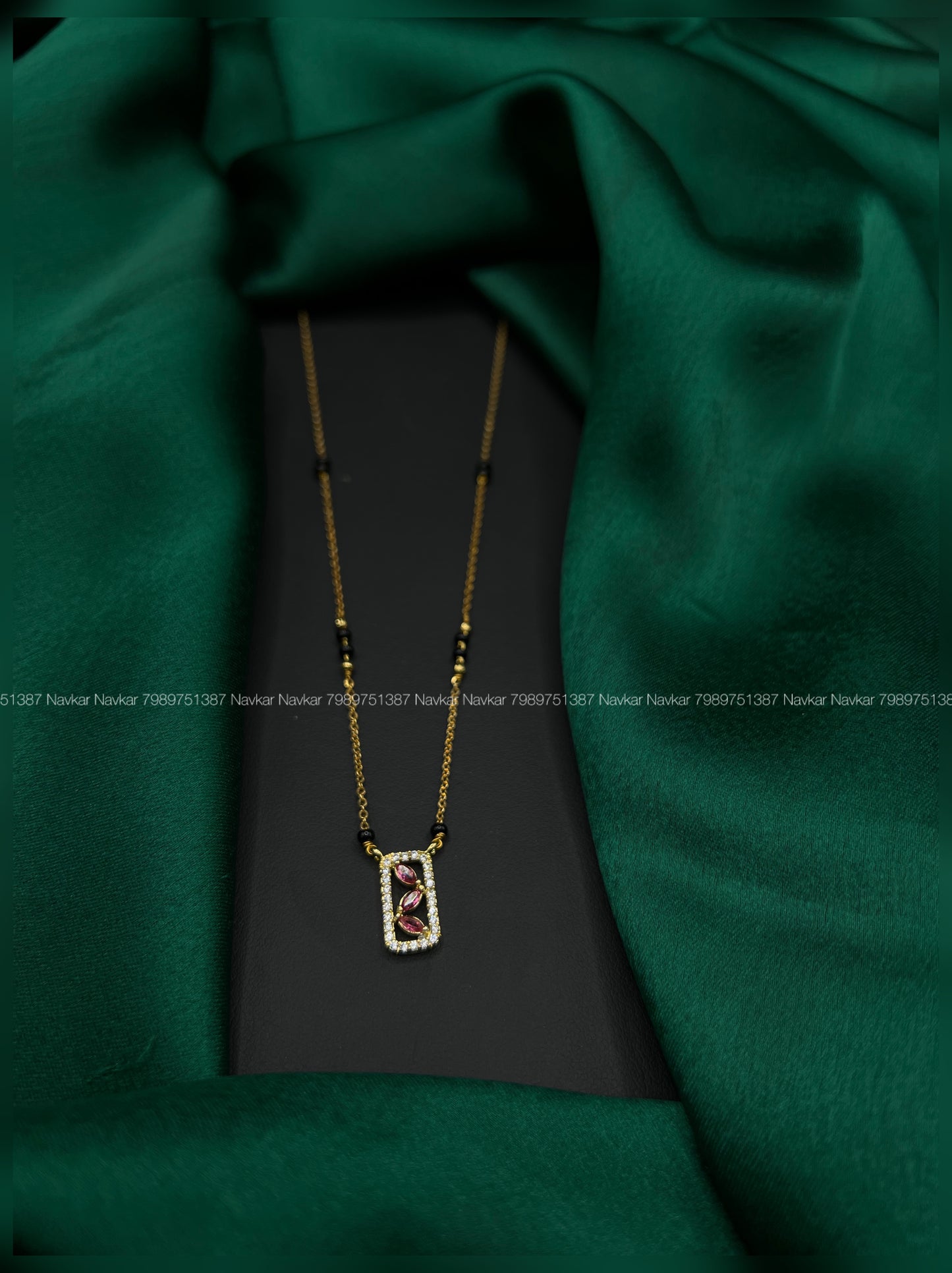 Black beads
