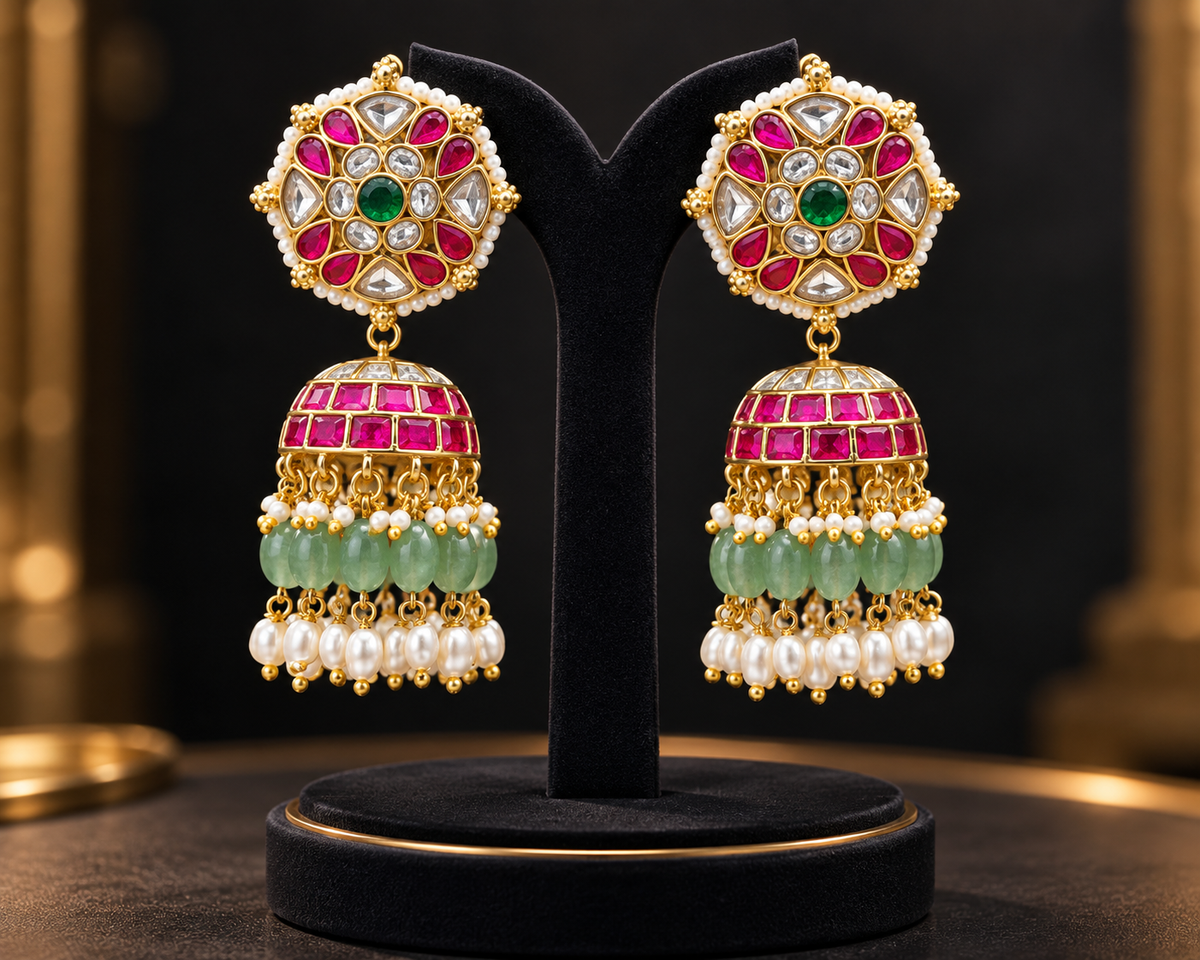 Kundan earring