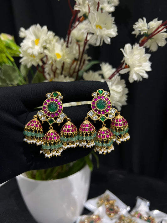 Kundan earrings