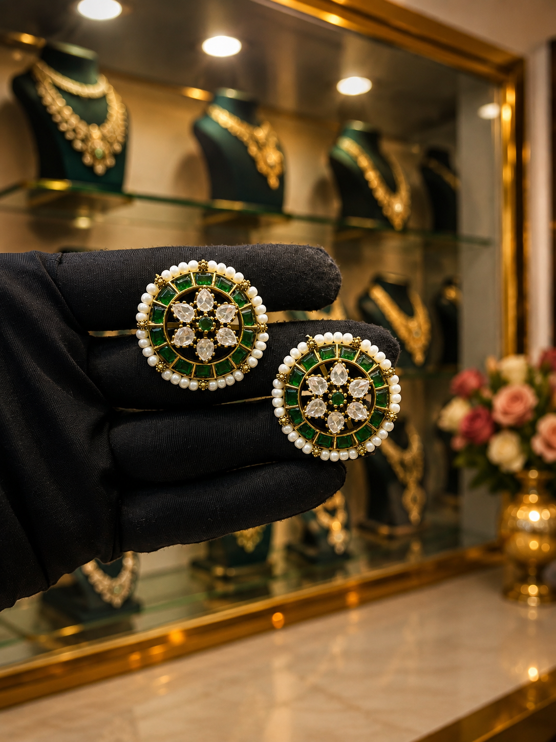 Kundan earring