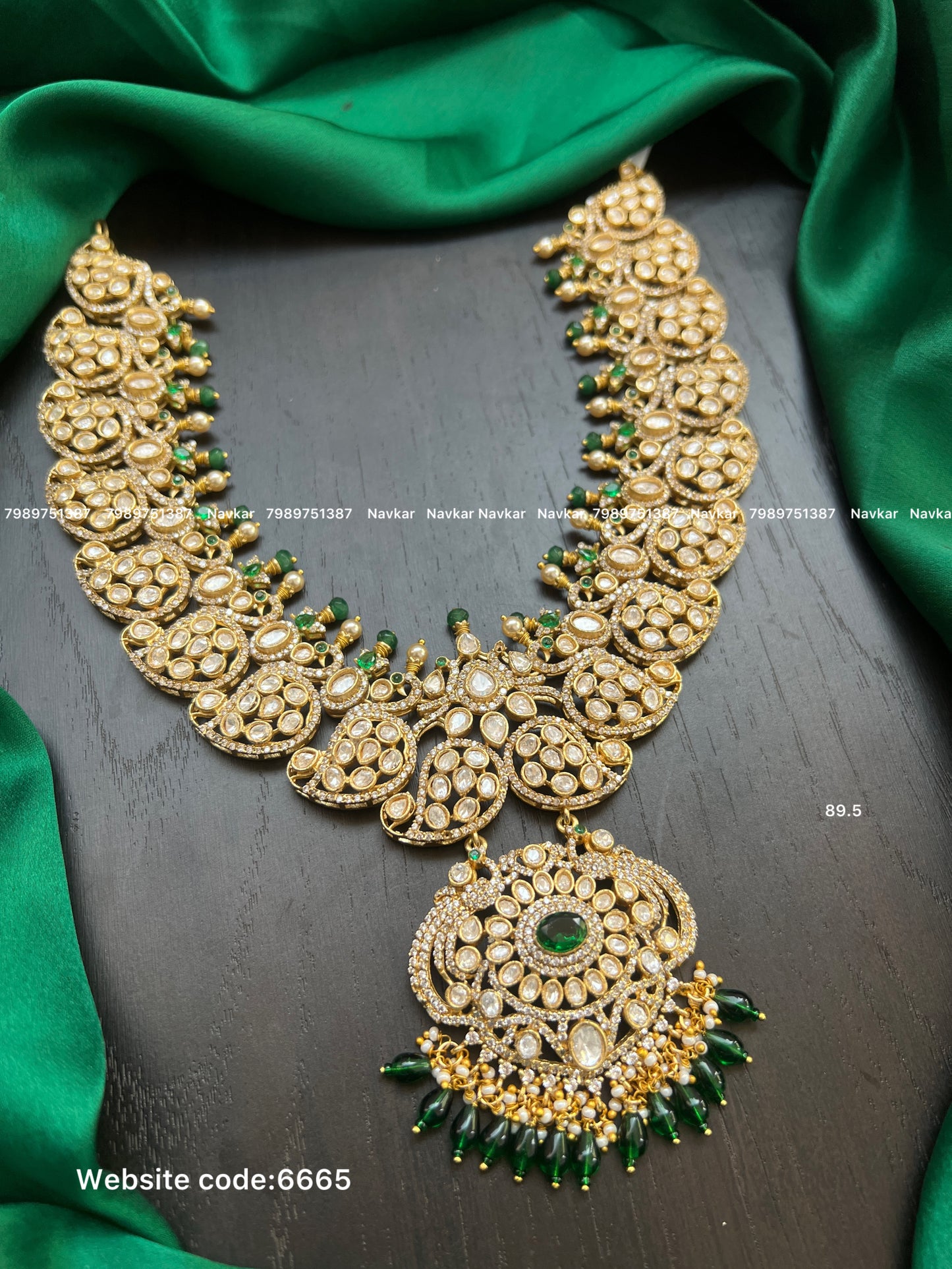 Mossonite necklace