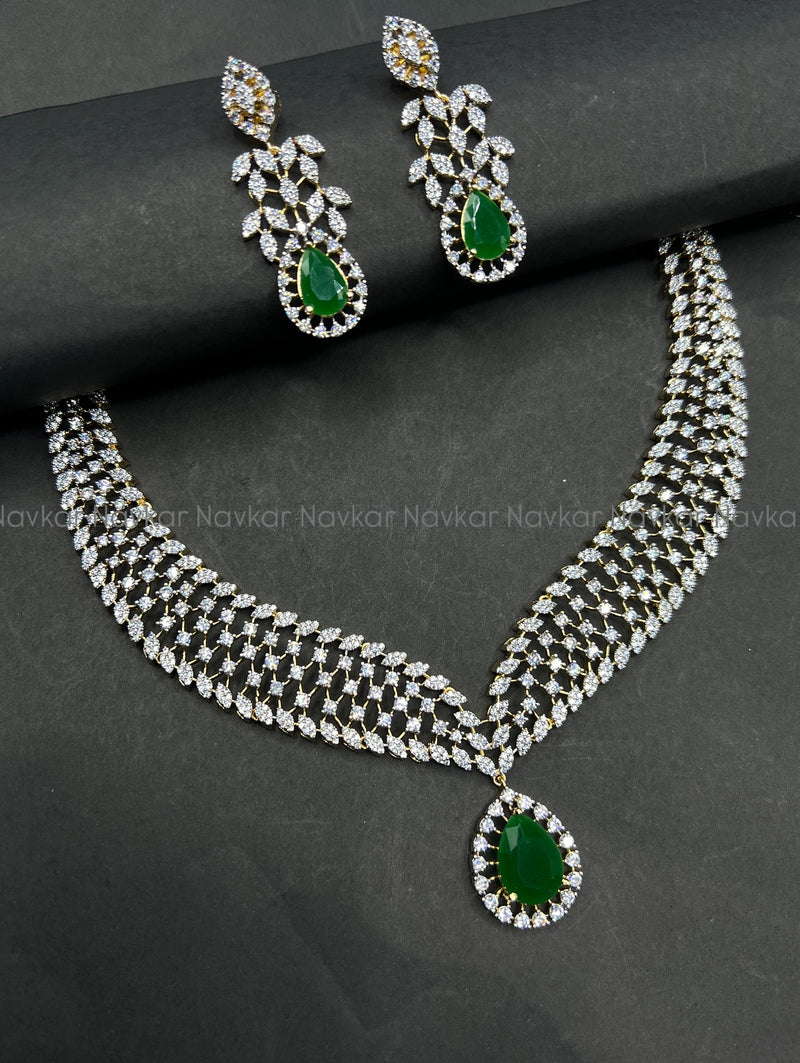 Gj necklace and earrings