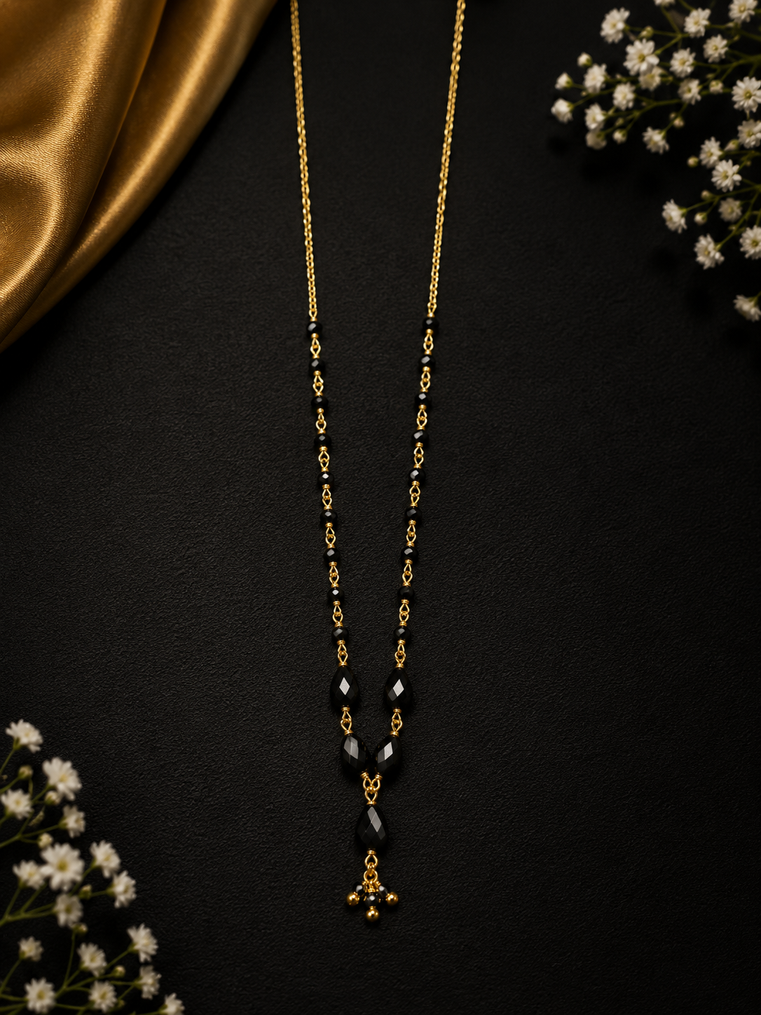 Black beads