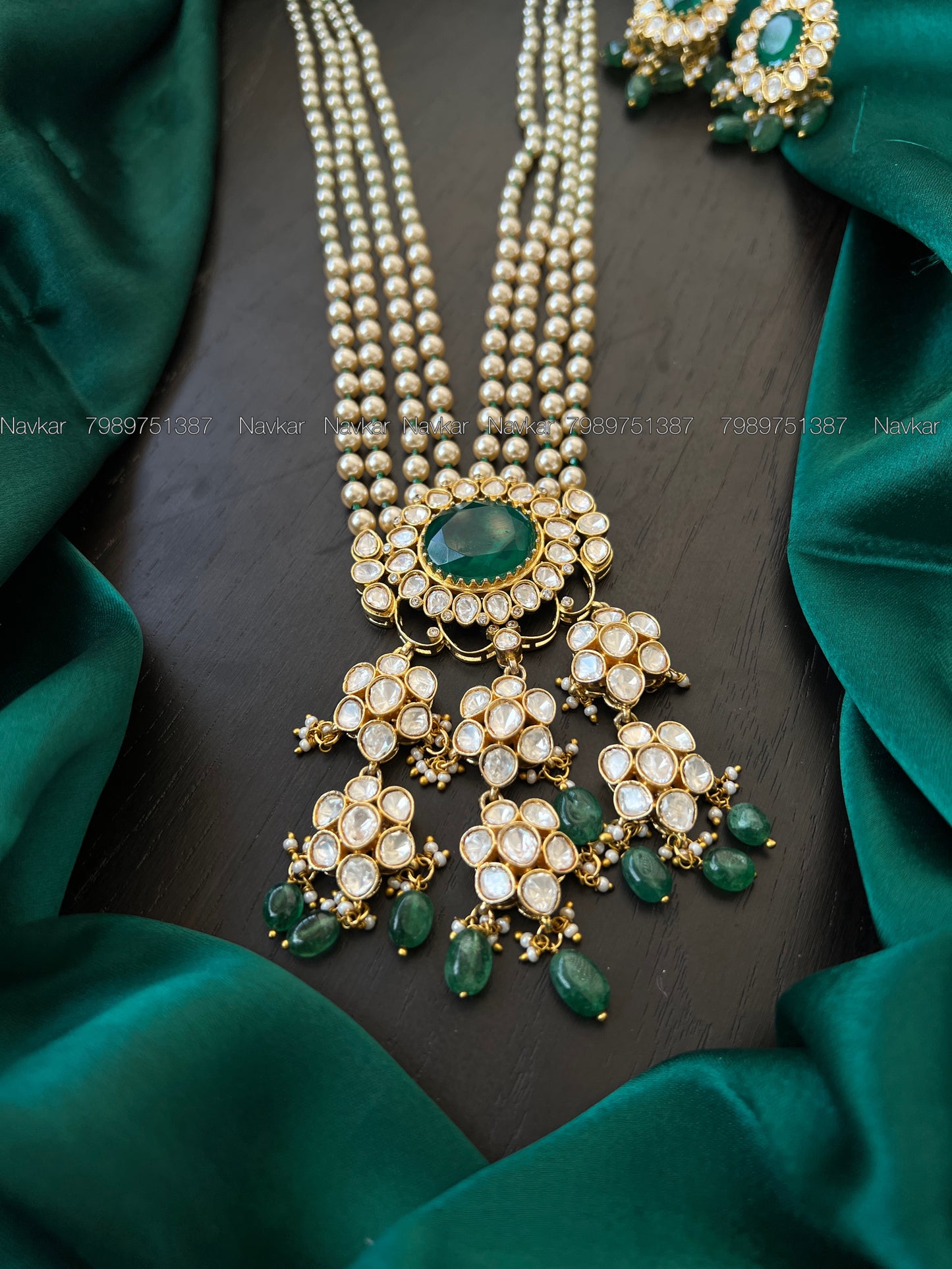 Mossonite haram and earrings