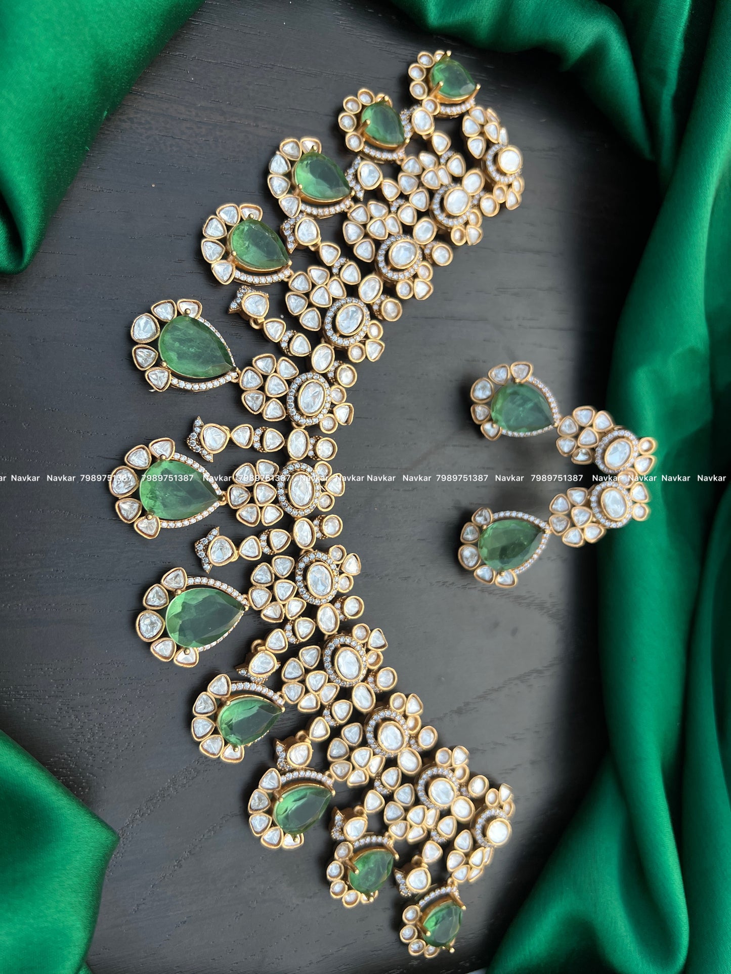 Mossonite necklace