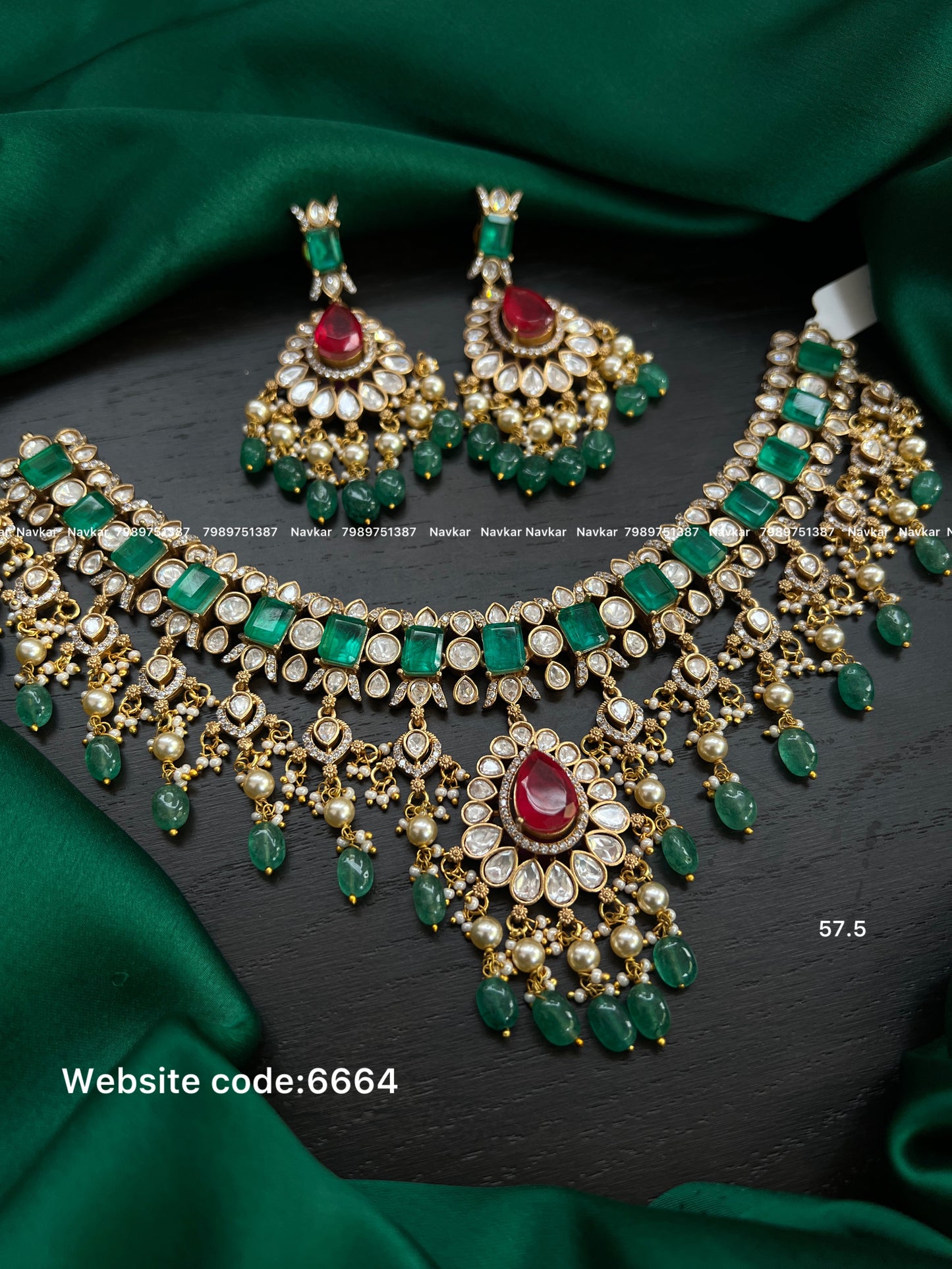Mossonite necklace