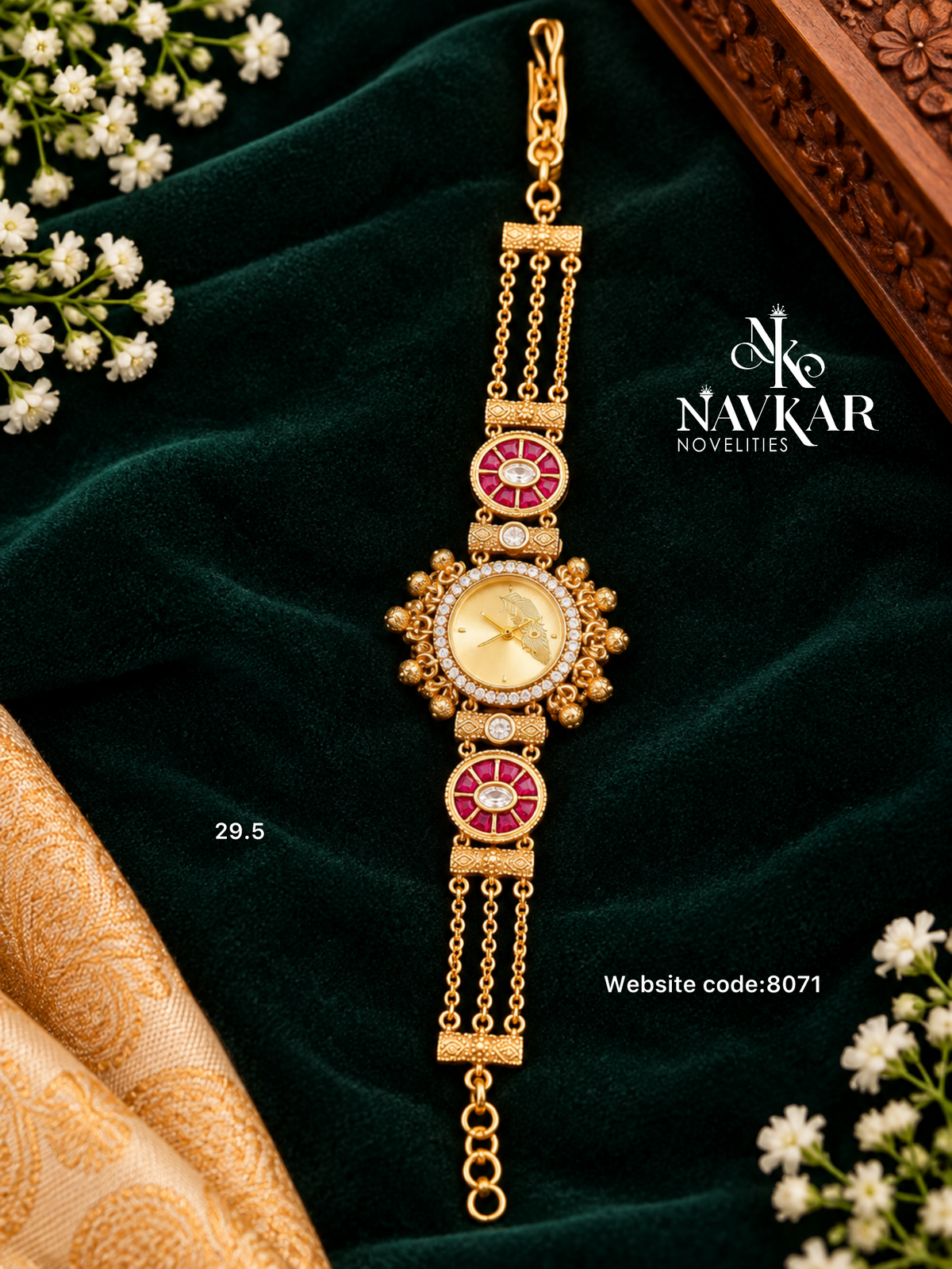 Kundan Nagshi Watch