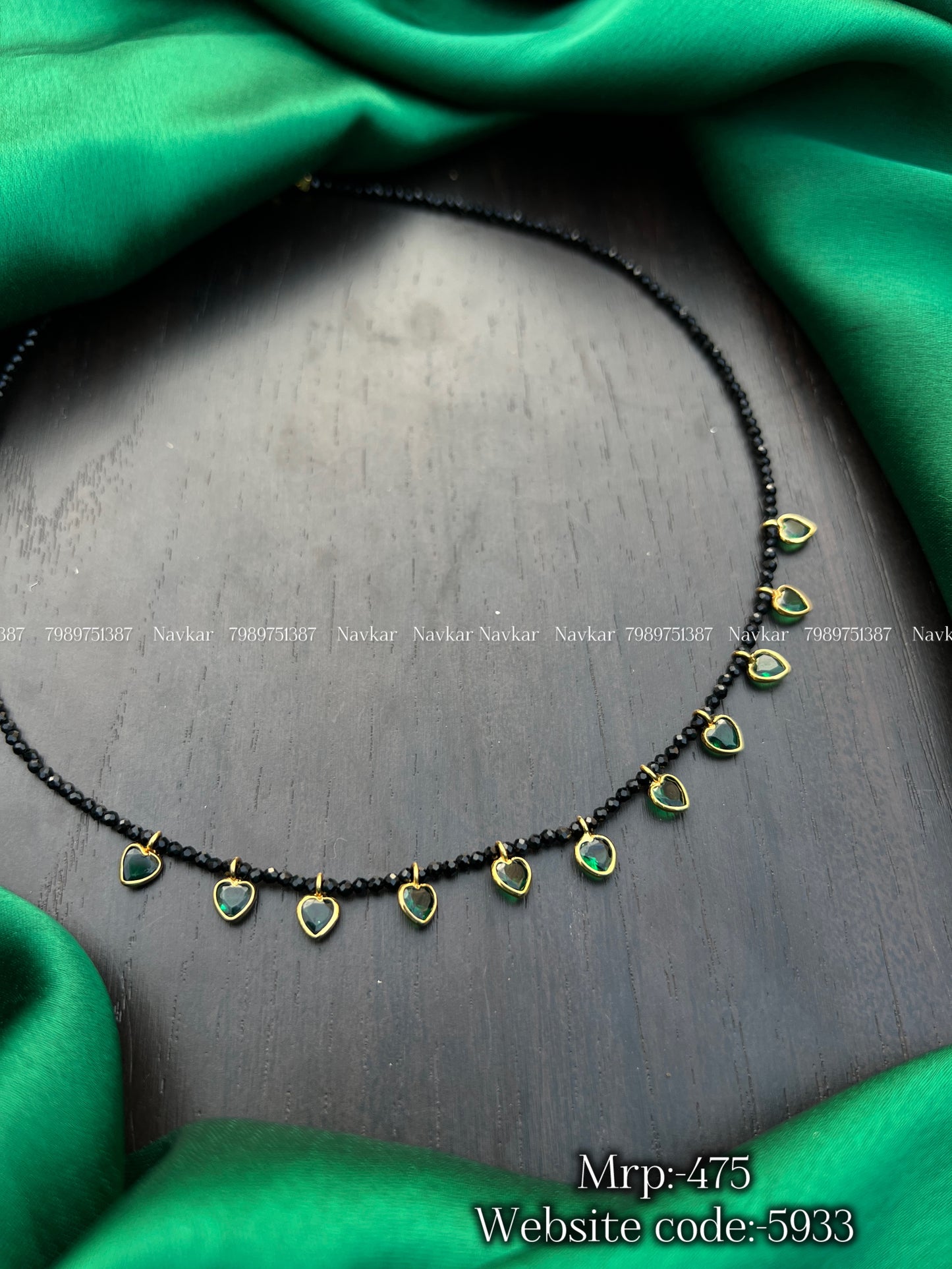 Black beads