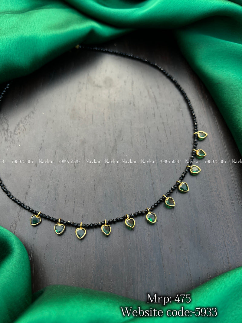 Black beads