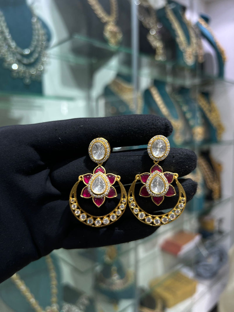 Kundan earrings