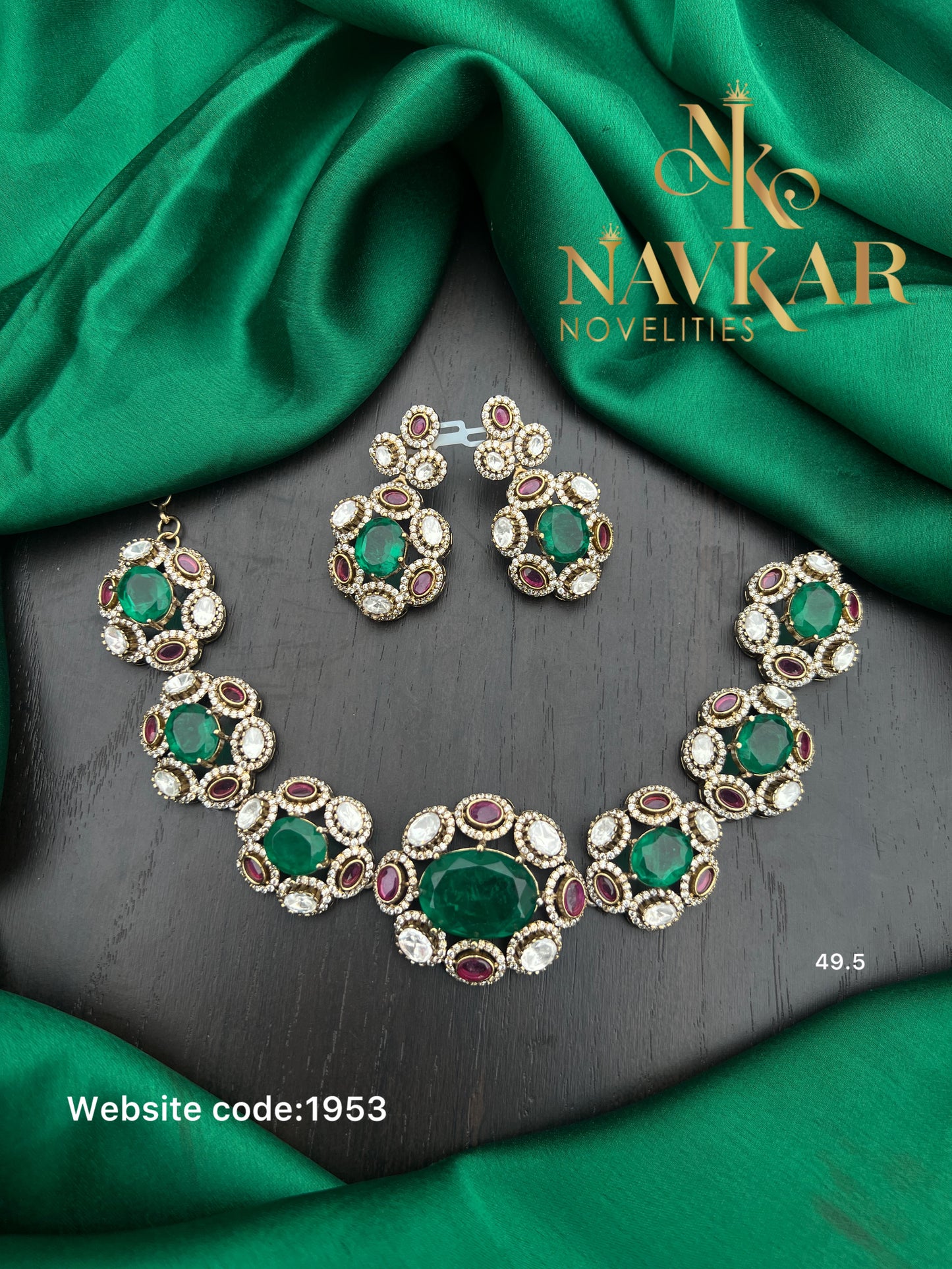 Mossonite necklace