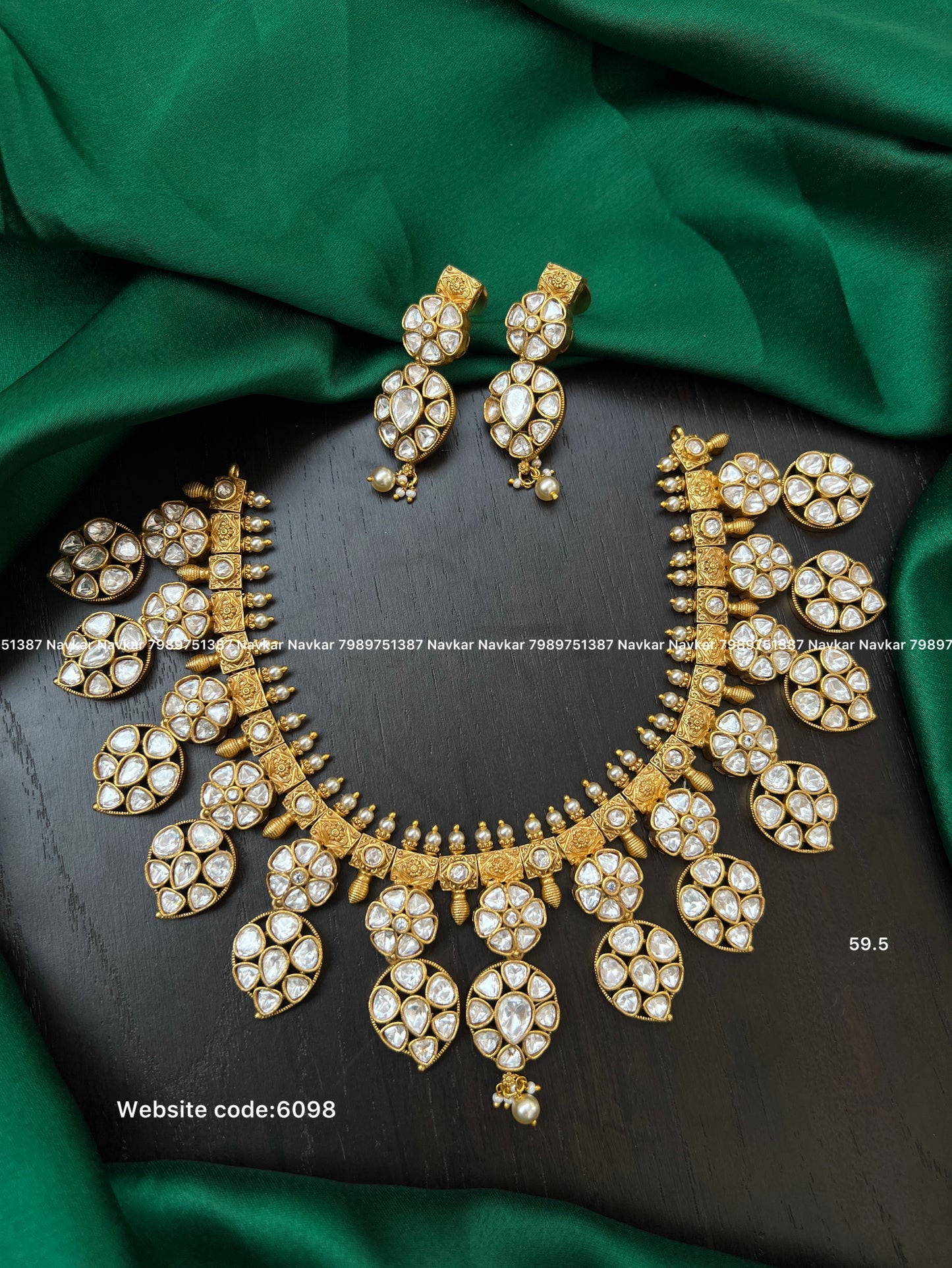 Mossonite necklace