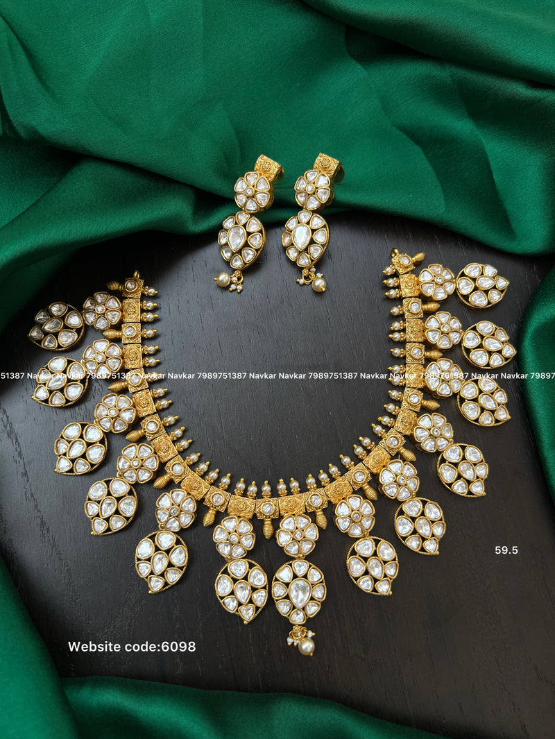 Mossonite necklace