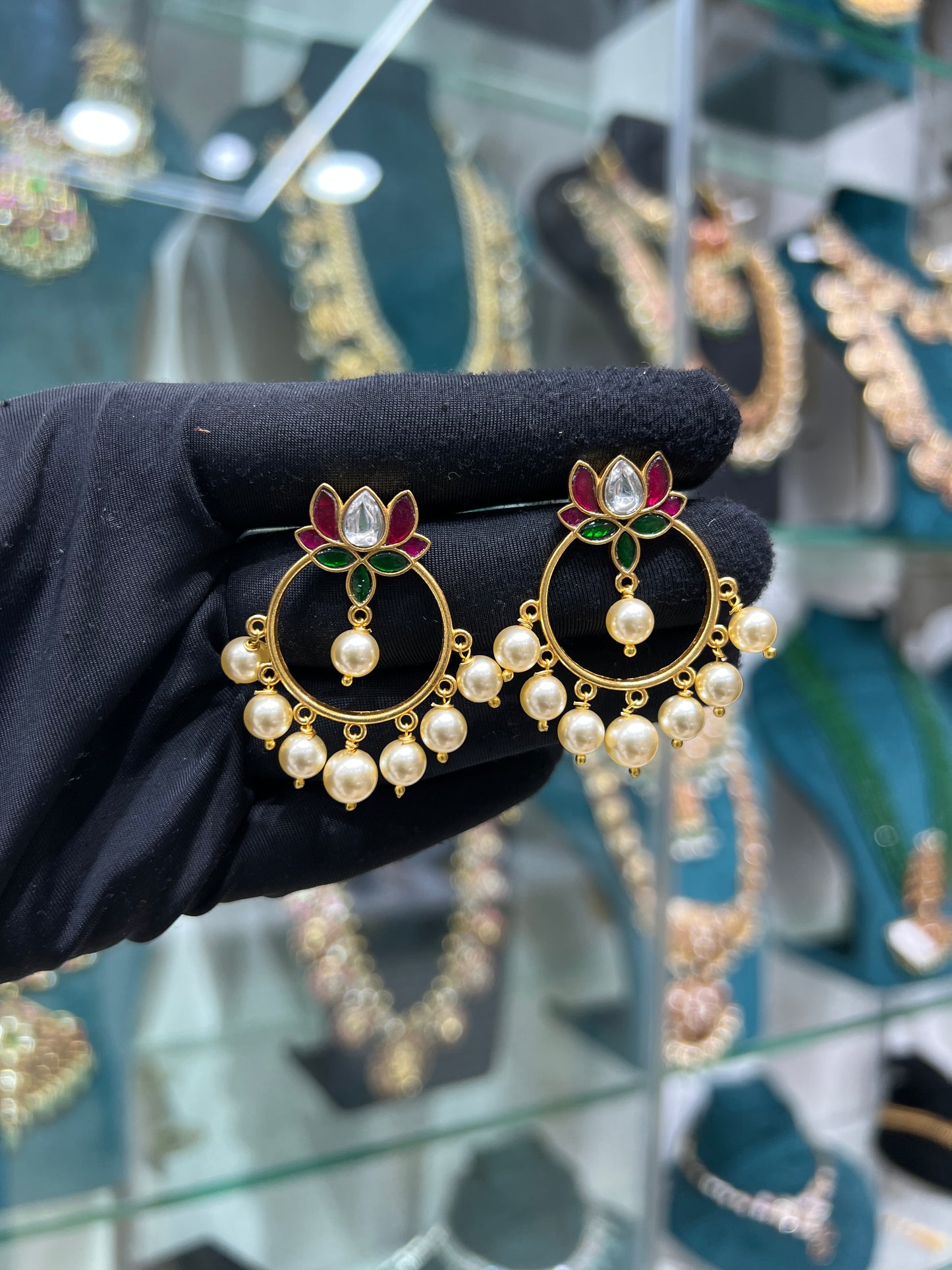 Kundan earrings