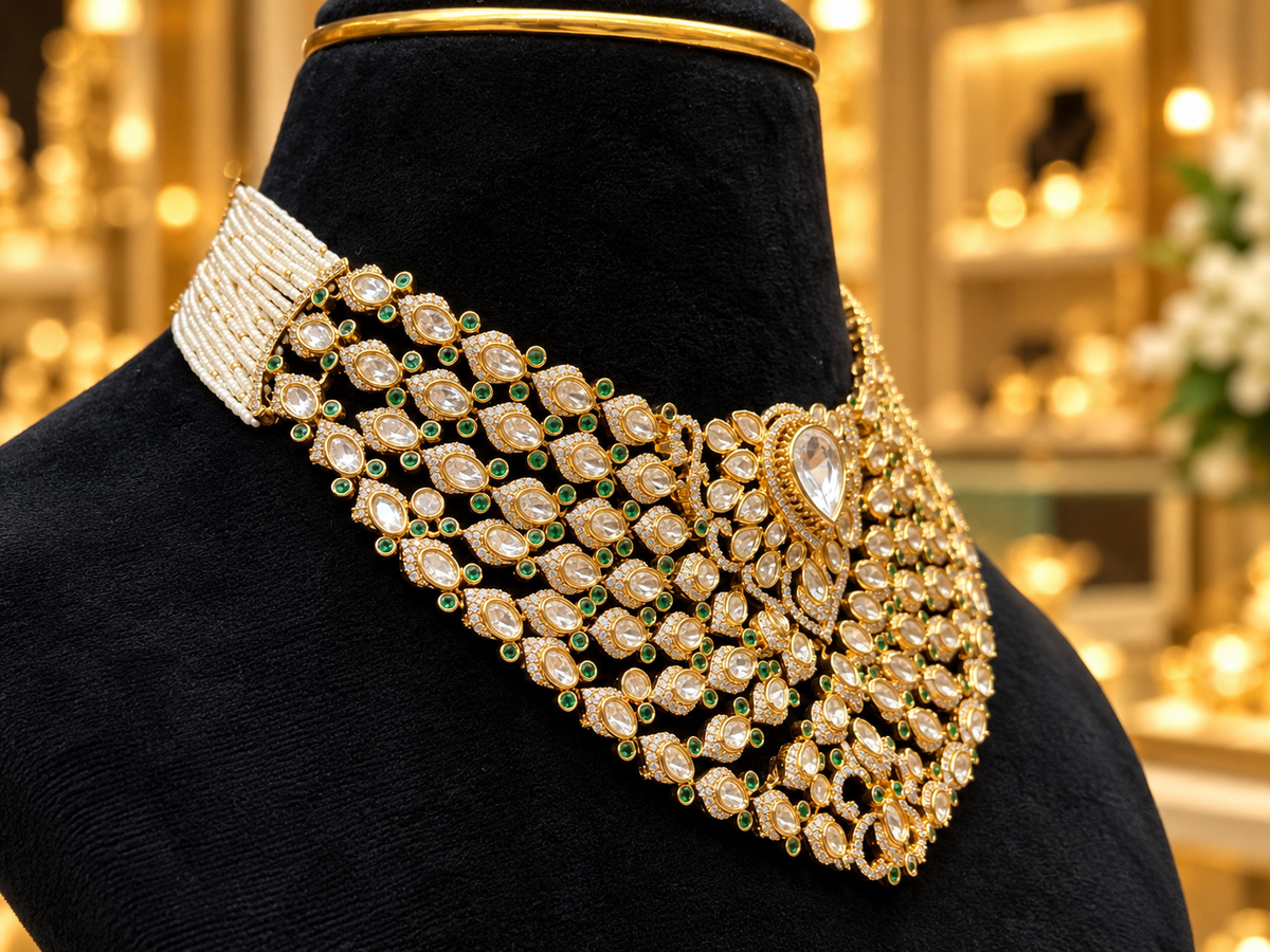 Polki necklace