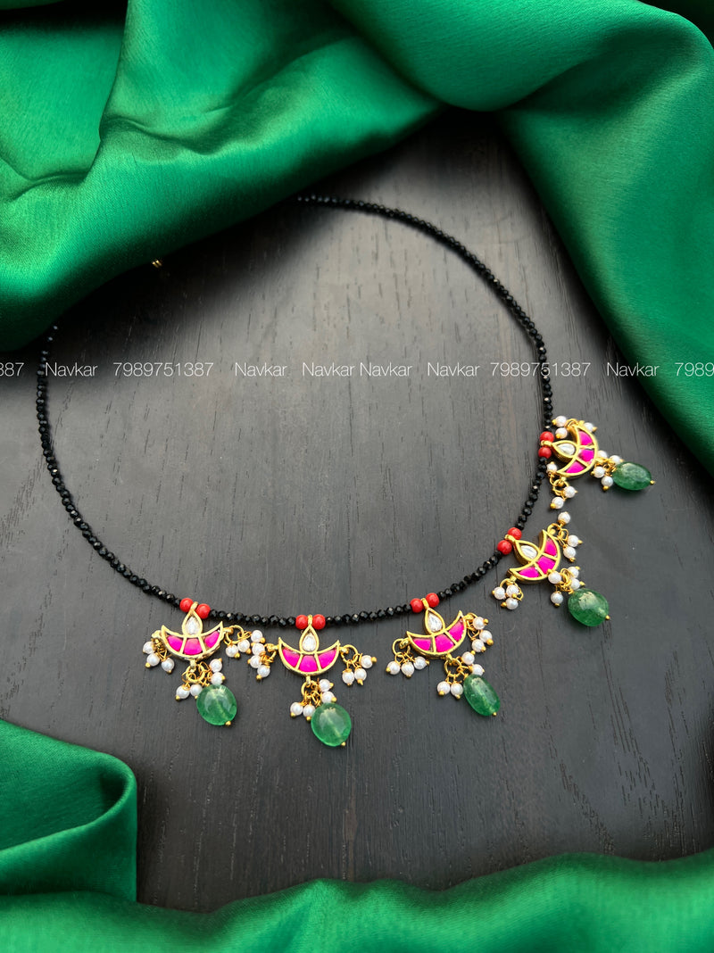 Black beads