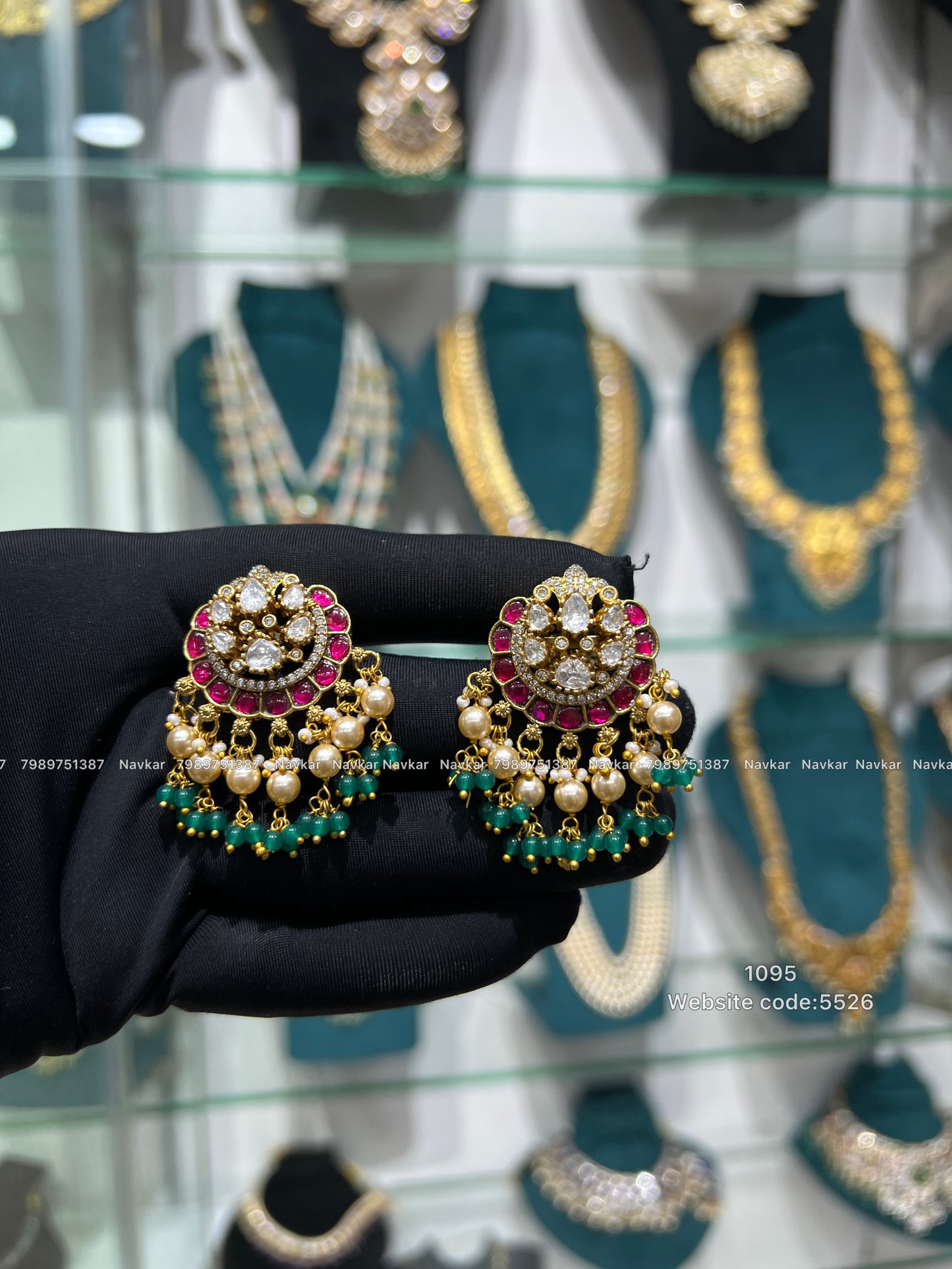 Kundan earring