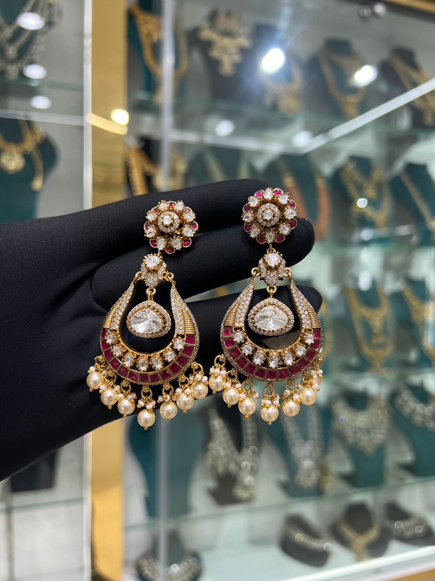 Kundan earring