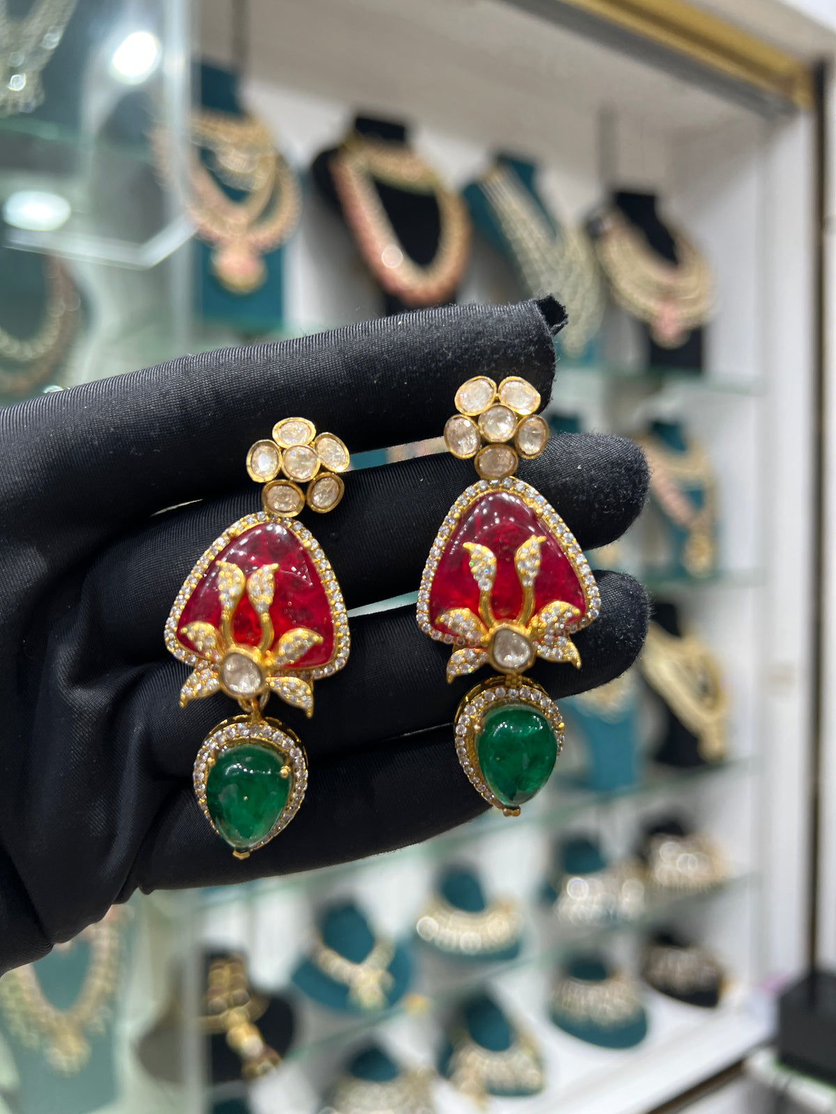 Polki earring