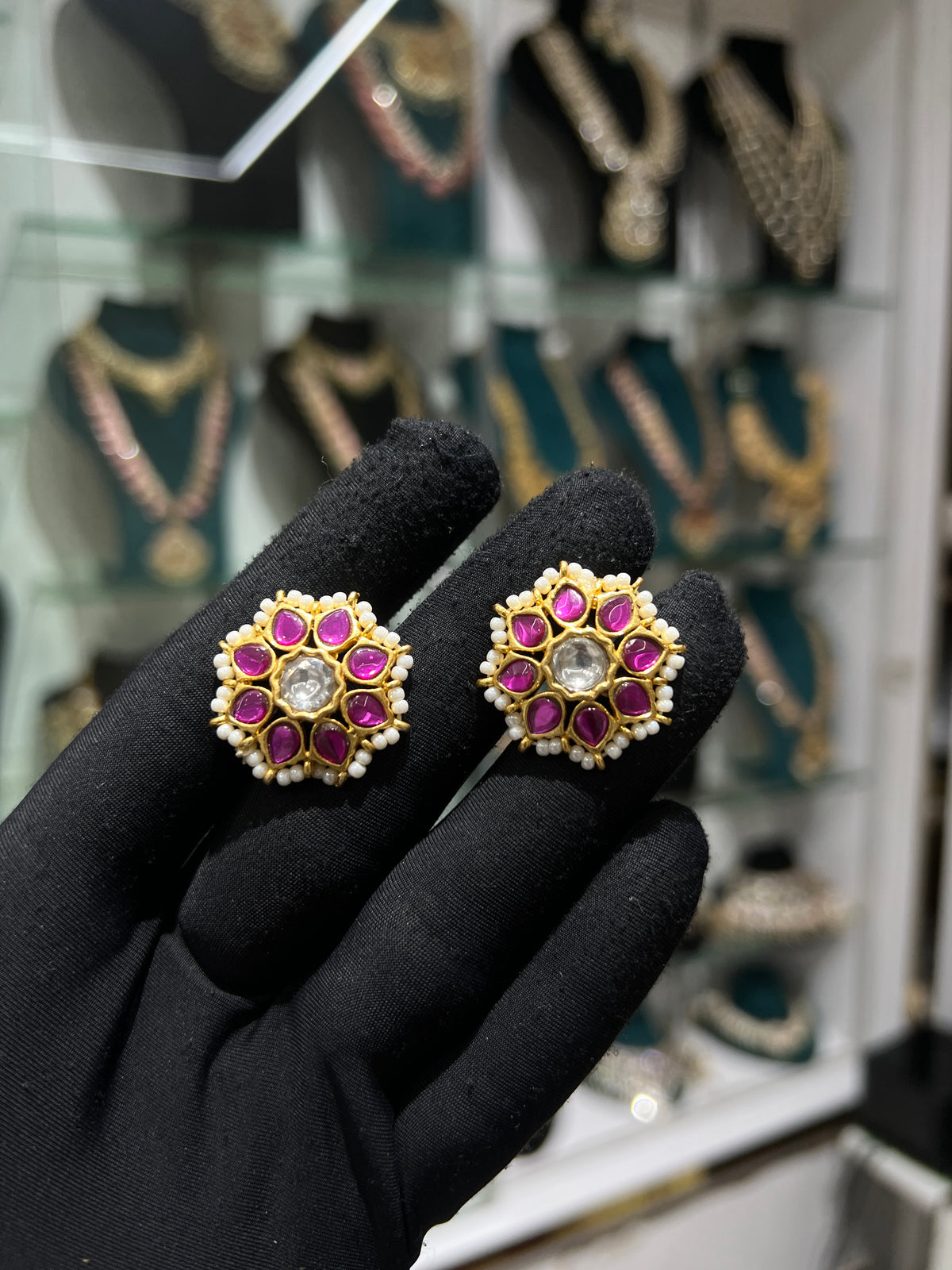 Kundan earring