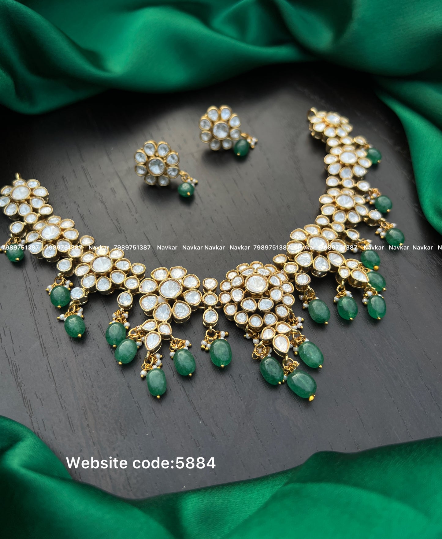 Mossonite necklace
