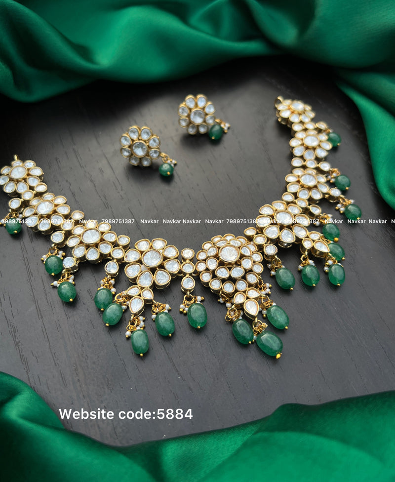 Mossonite necklace