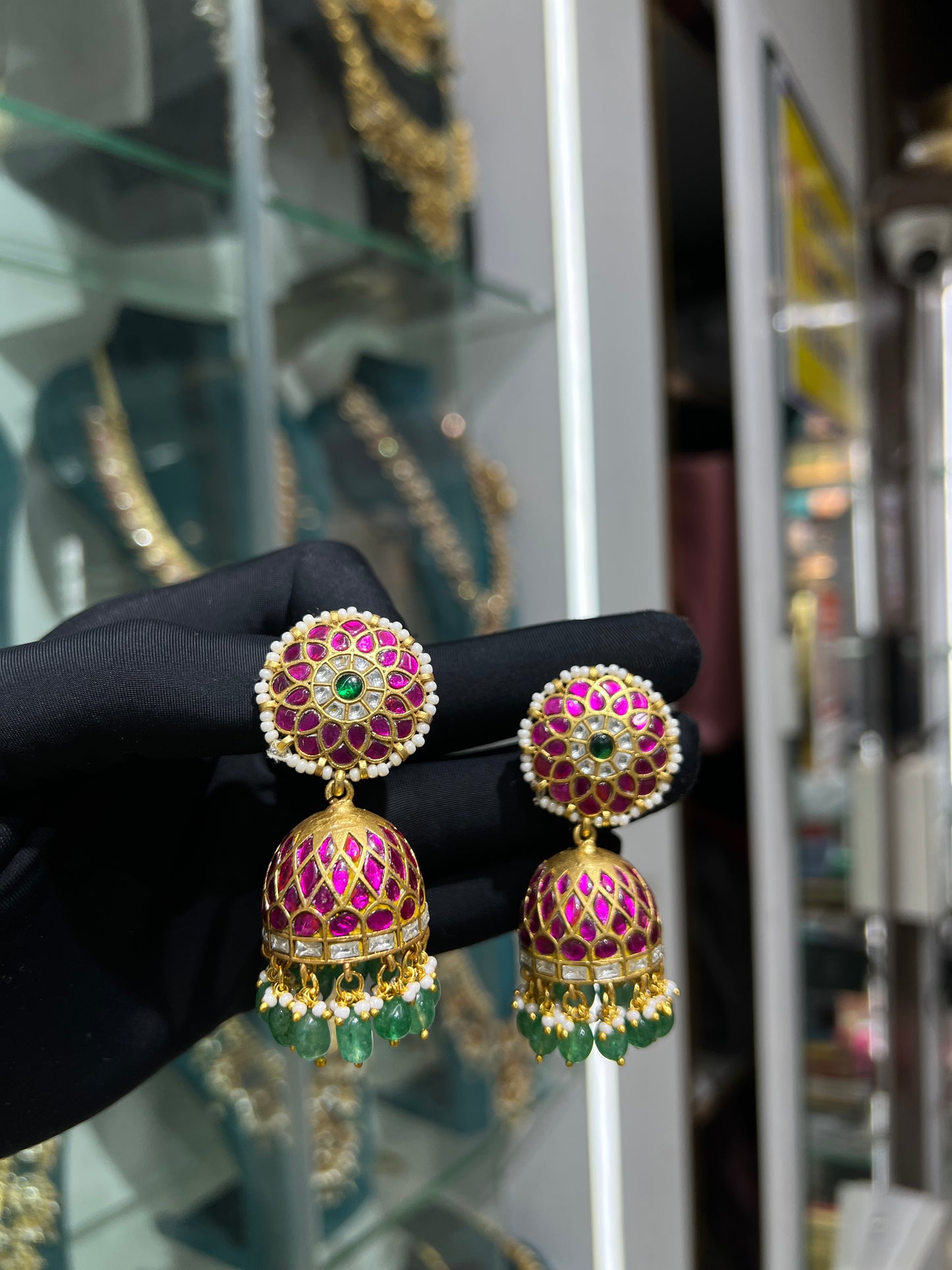 Kundan earrings