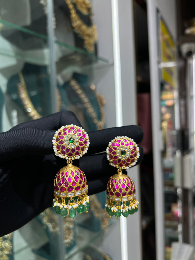 Kundan earrings