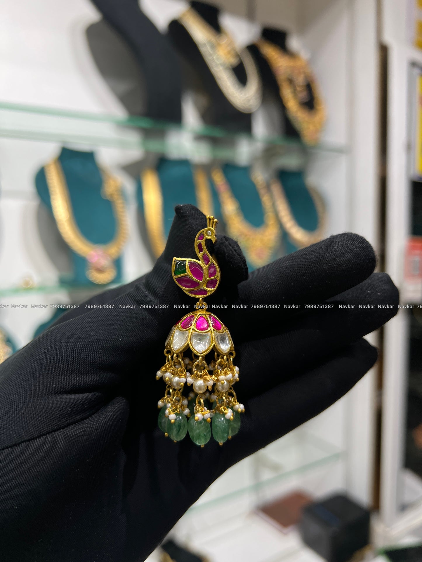 Kundan earring