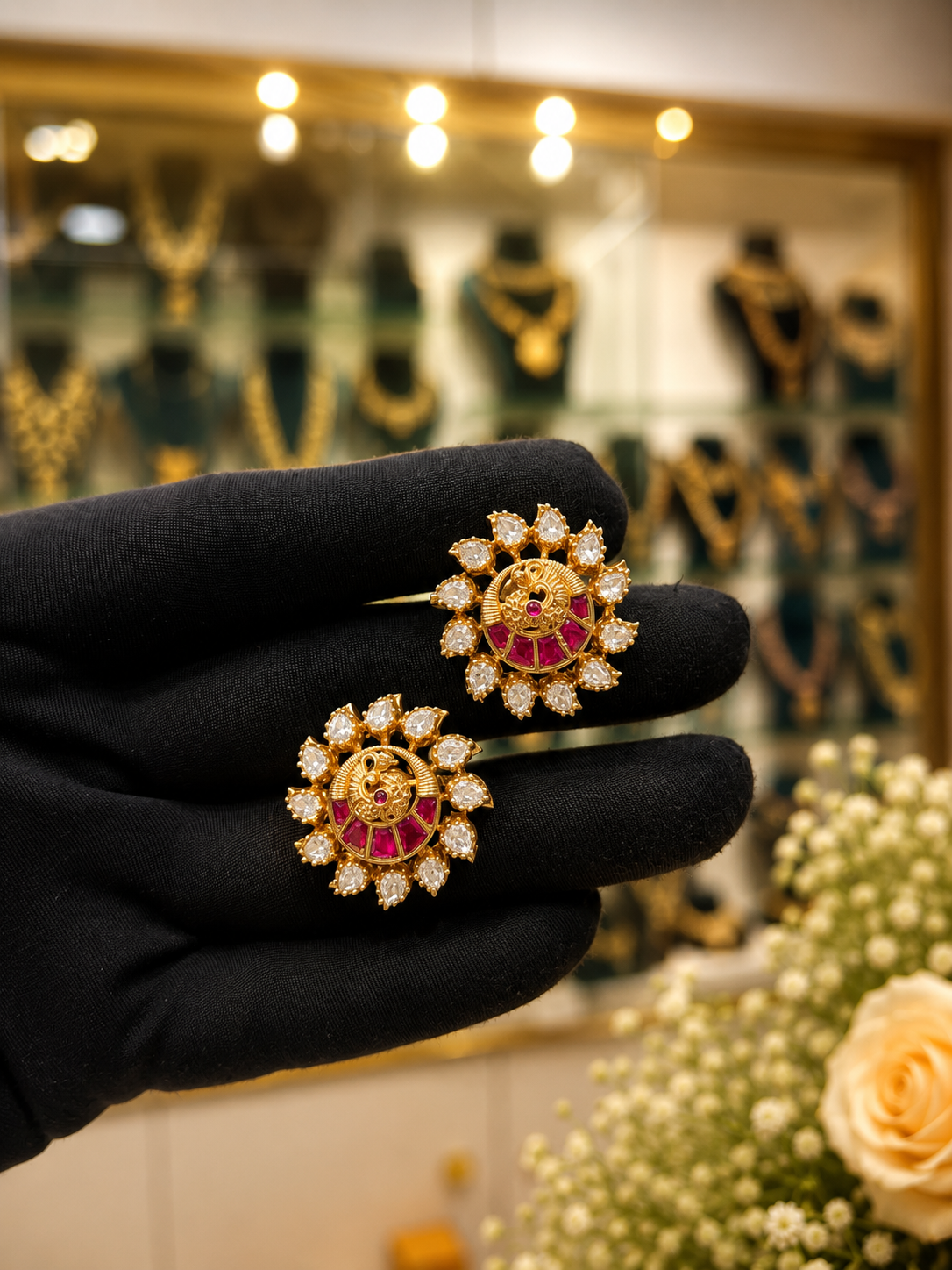 Kundan earring