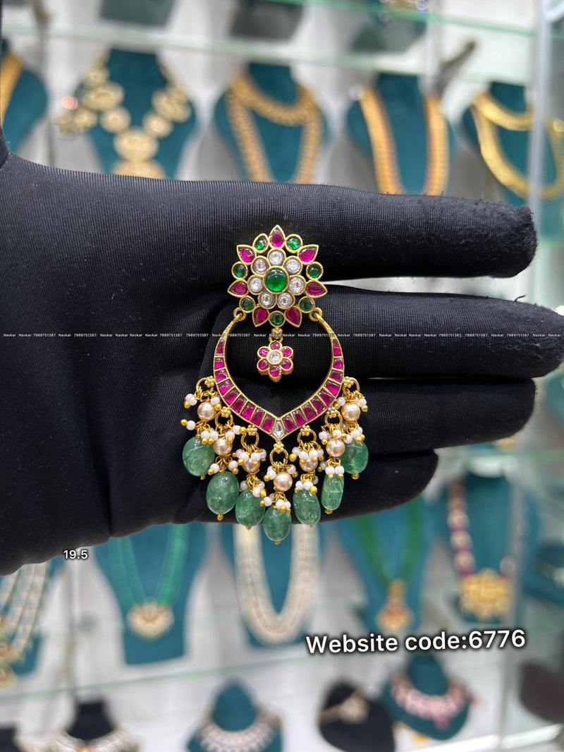 Kundan earring