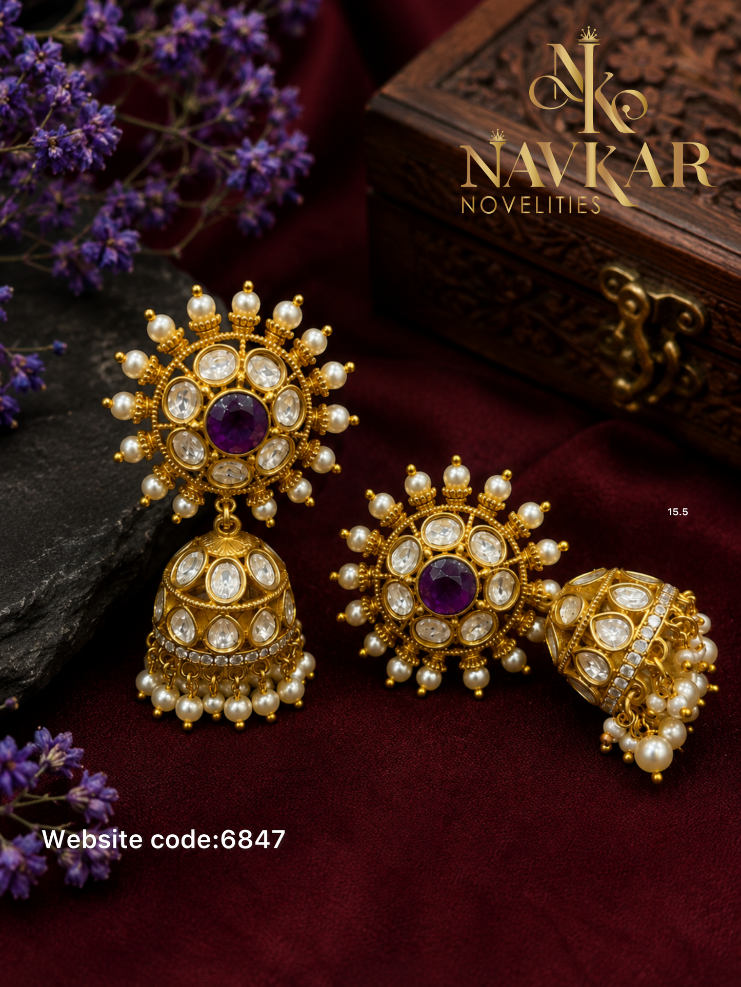 Mossonite earring