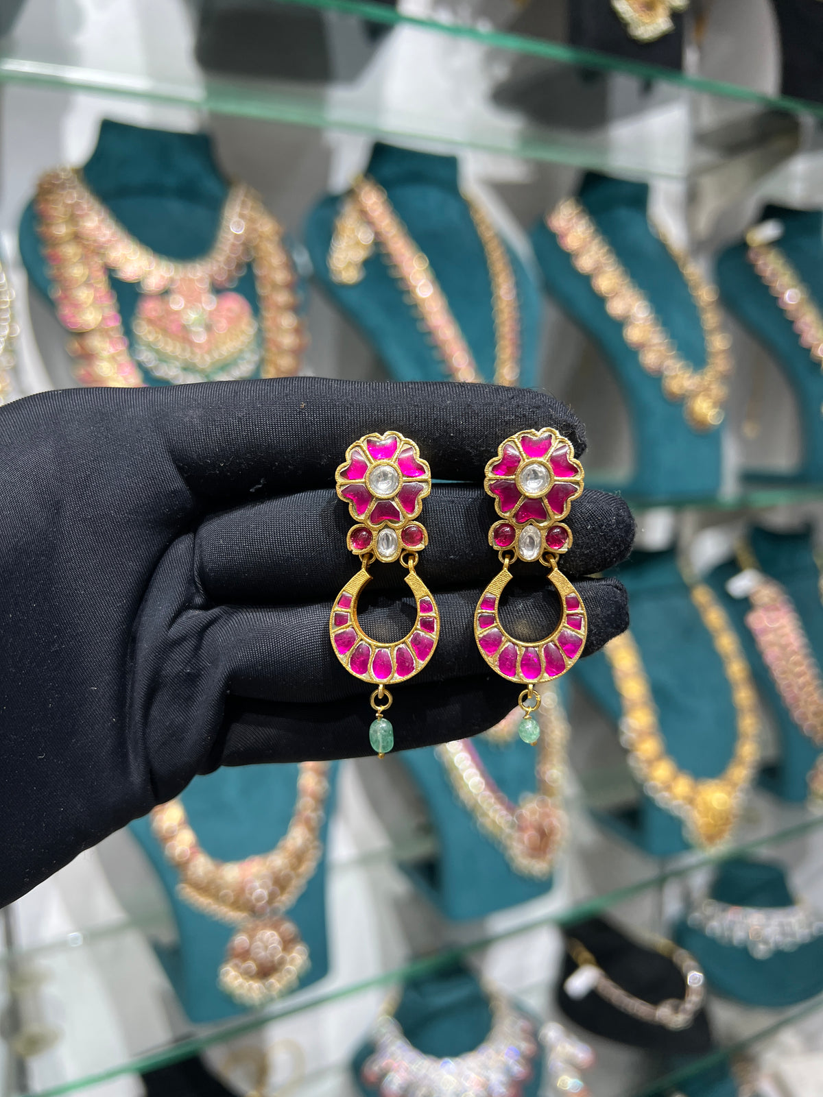 Kundan earring