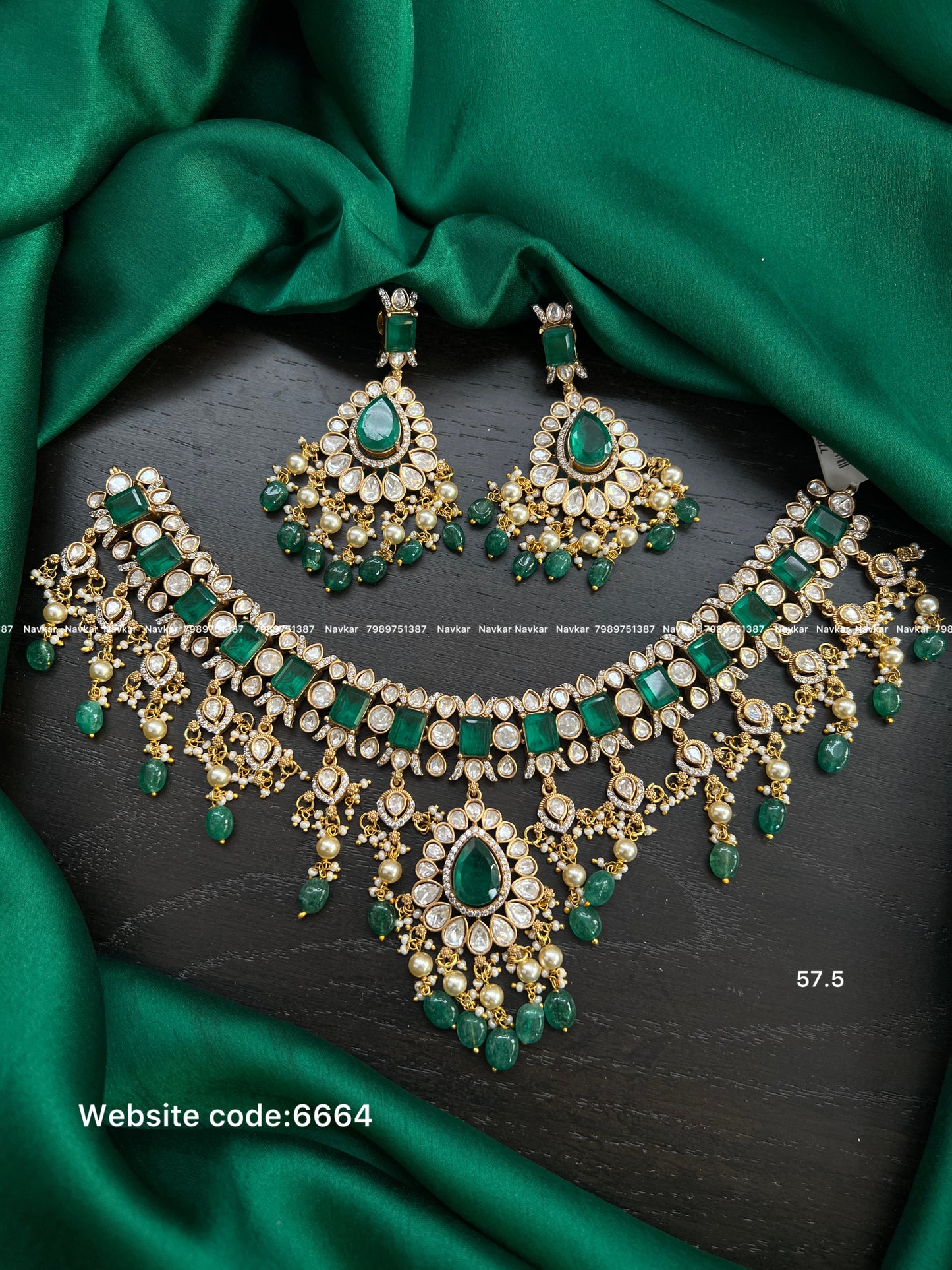 Mossonite necklace