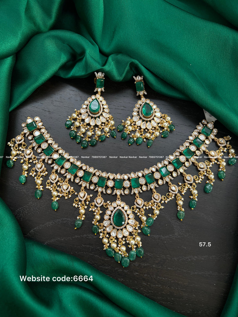 Mossonite necklace