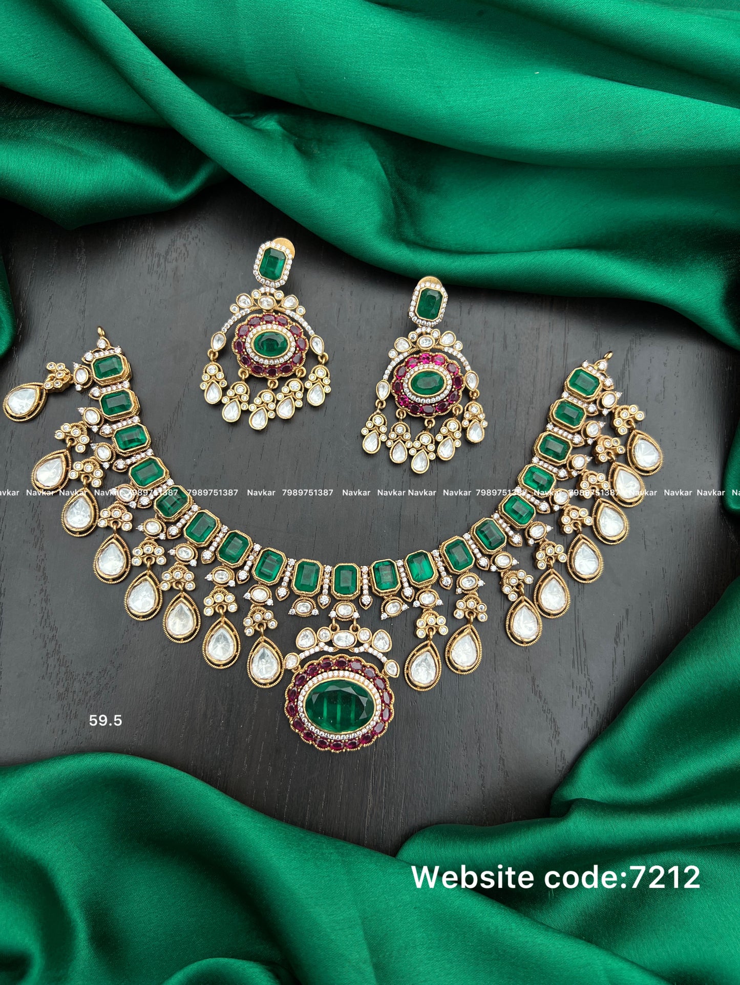 Mossonite necklace